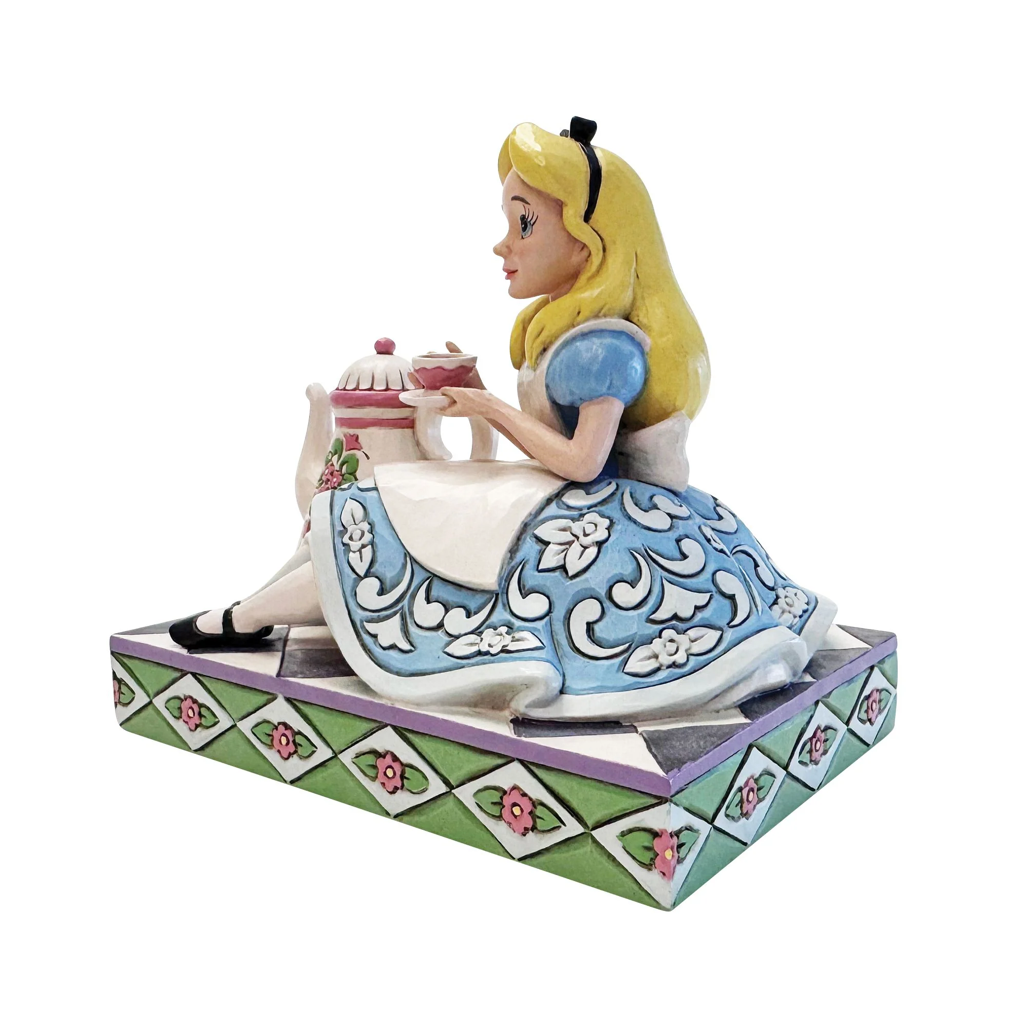 A Cup of Curiosity (Alice with Teapot Figurine) - Image 2