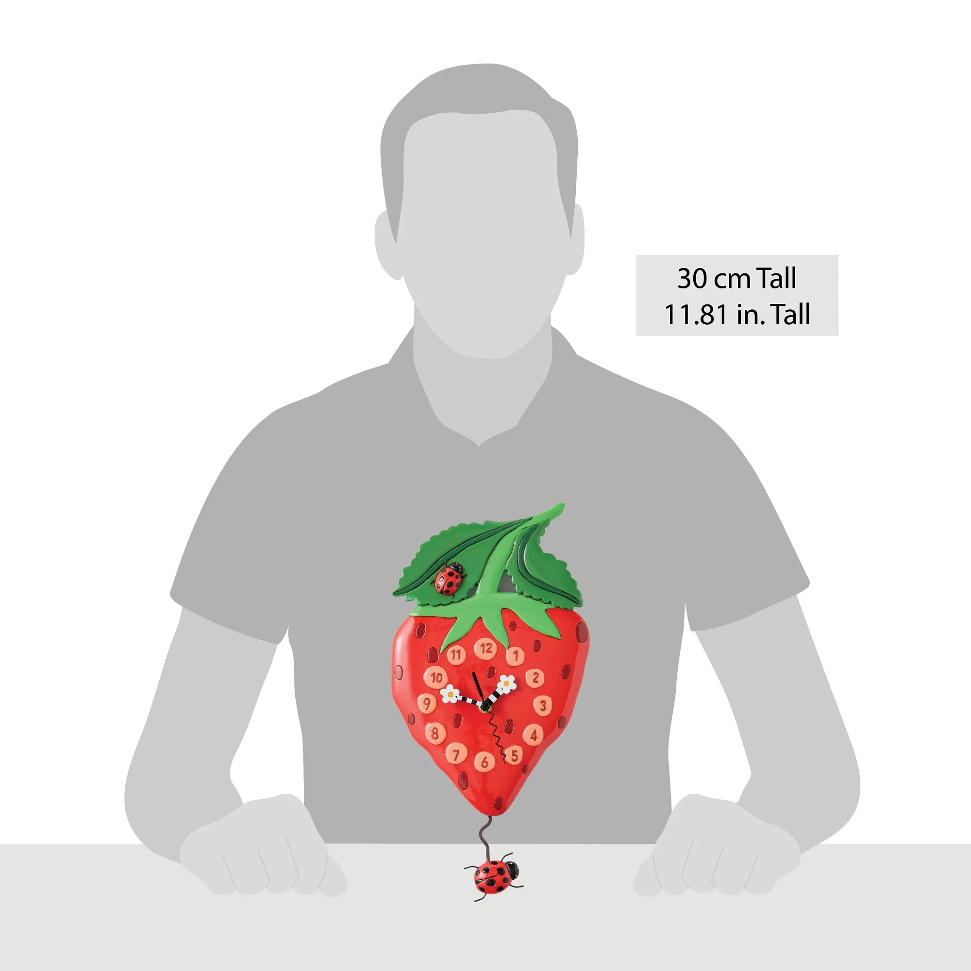 Berry Sweet Wall Clock by Allen Designs - Image 4