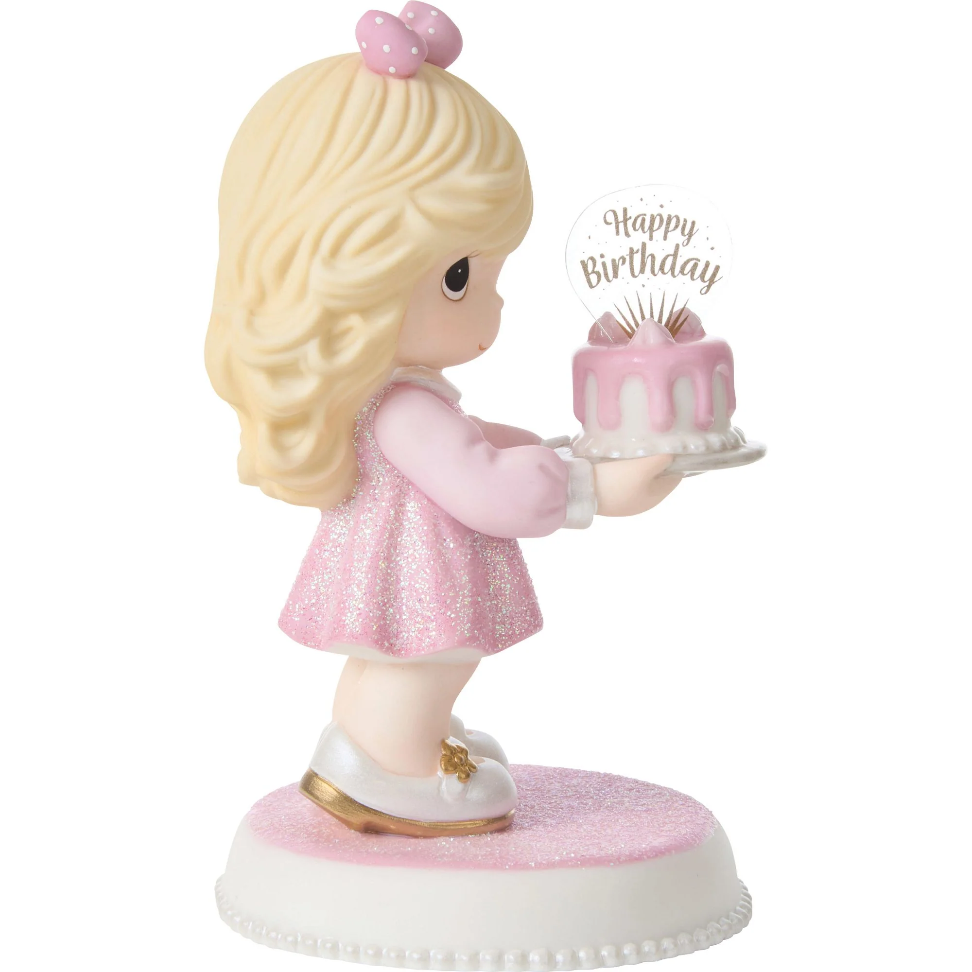 Birthday Girl with Cake Figurine by Precious Moments - Image 4