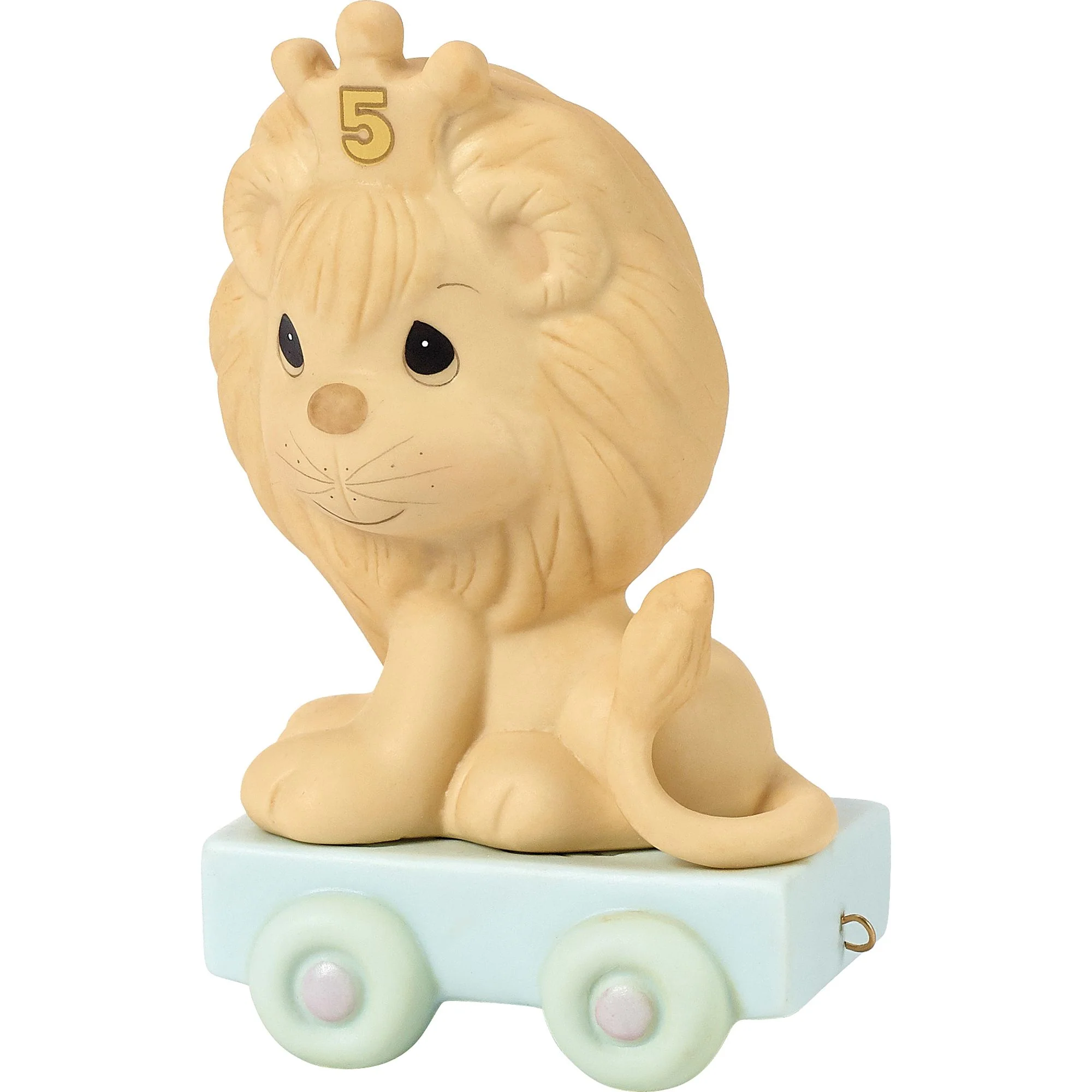 Birthday Train Age 5 Figurine by Precious Moments - "This Day Is Something To Ro r About" - Image 3