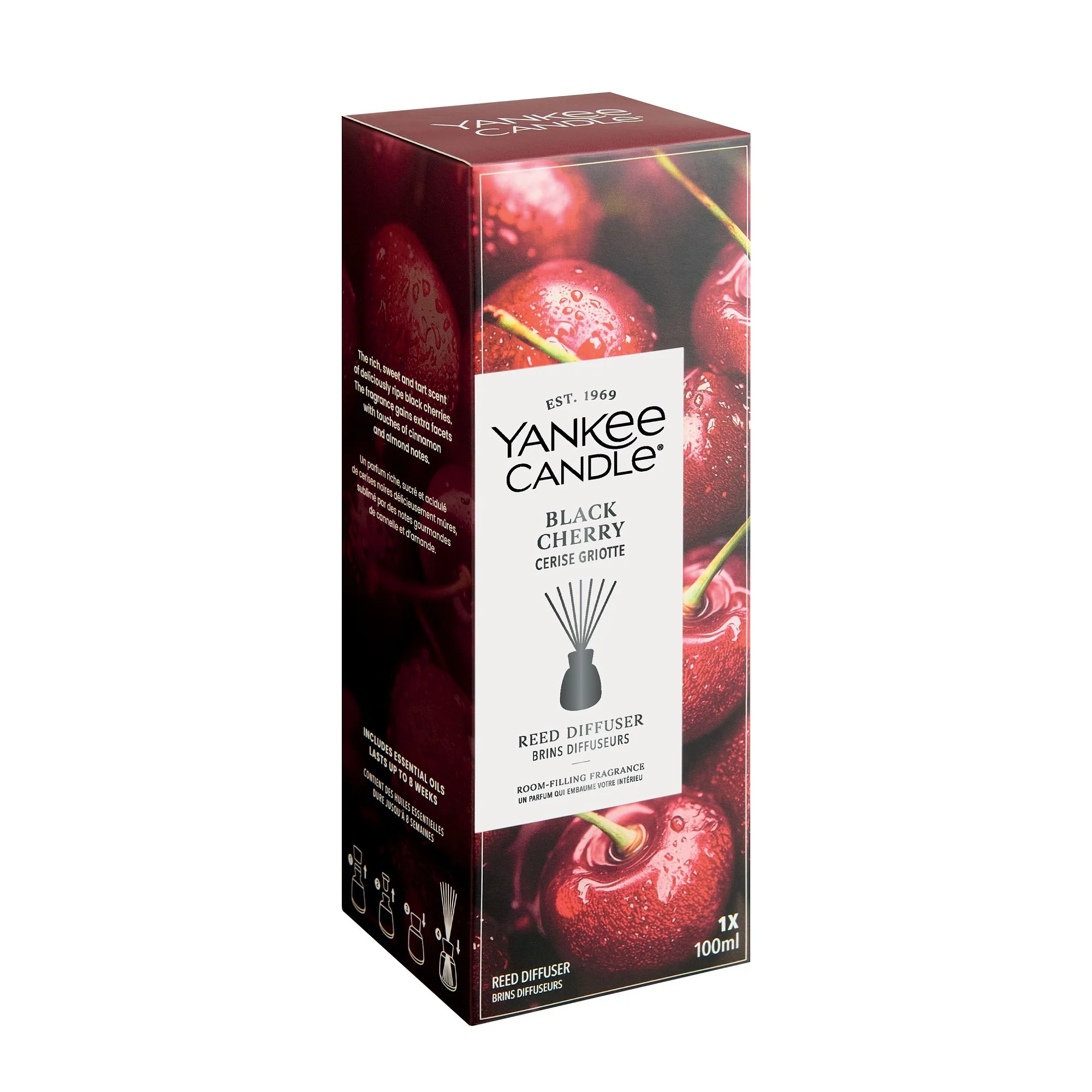 Black Cherry Reed Diffuser 100ml by Yankee Candle - Image 2