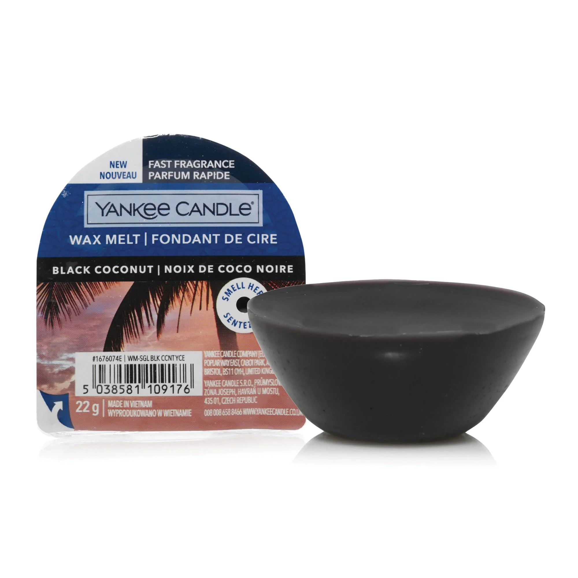 Black Coconut Signature Single Wax Melt Yankee Candle