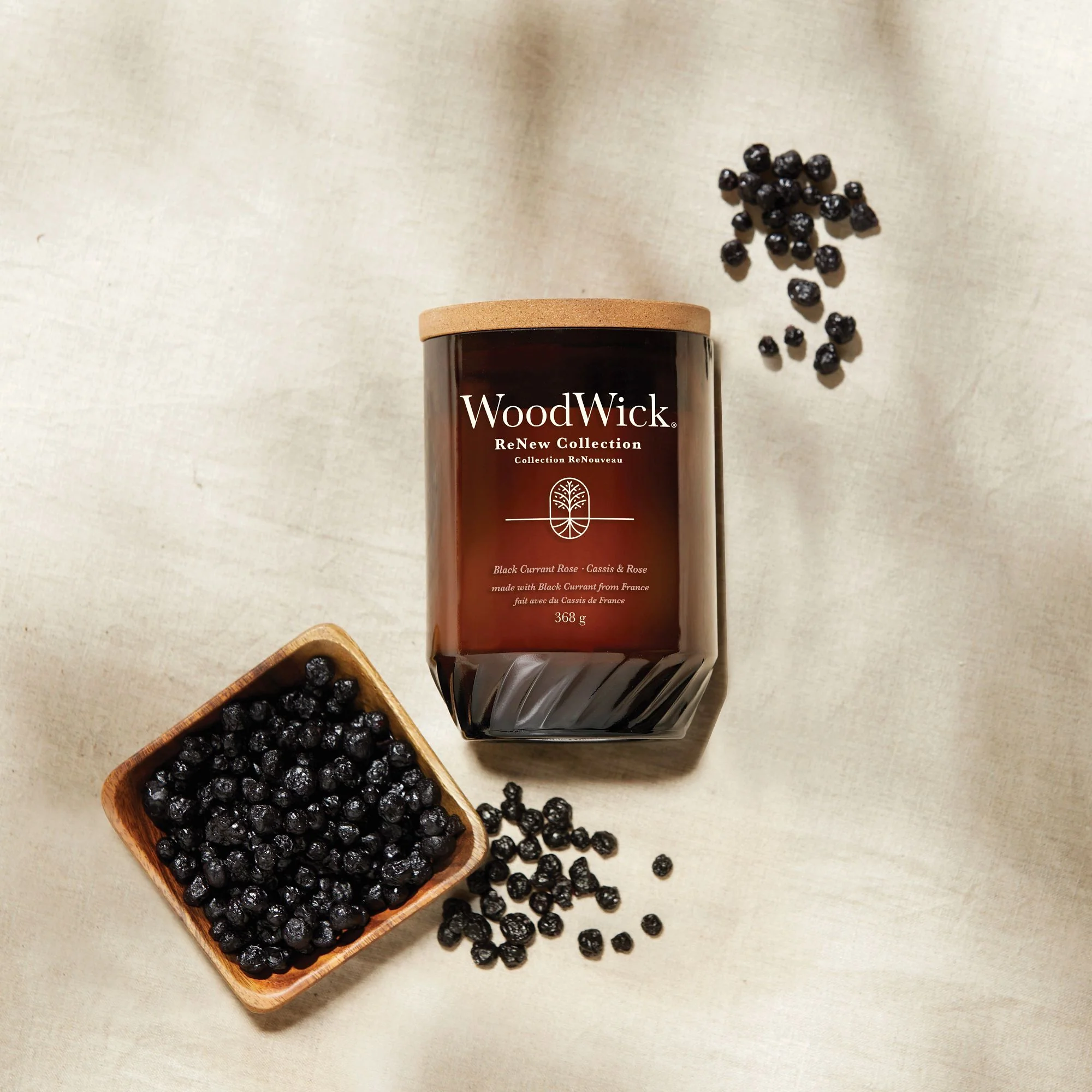 Black Currant & Rose Renew Large Candle by WoodWick - Image 5