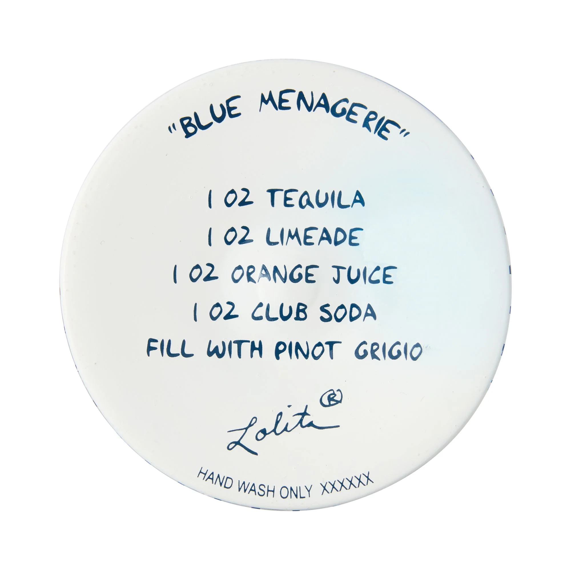 Blue Menagerie Wine Glass - Image 7