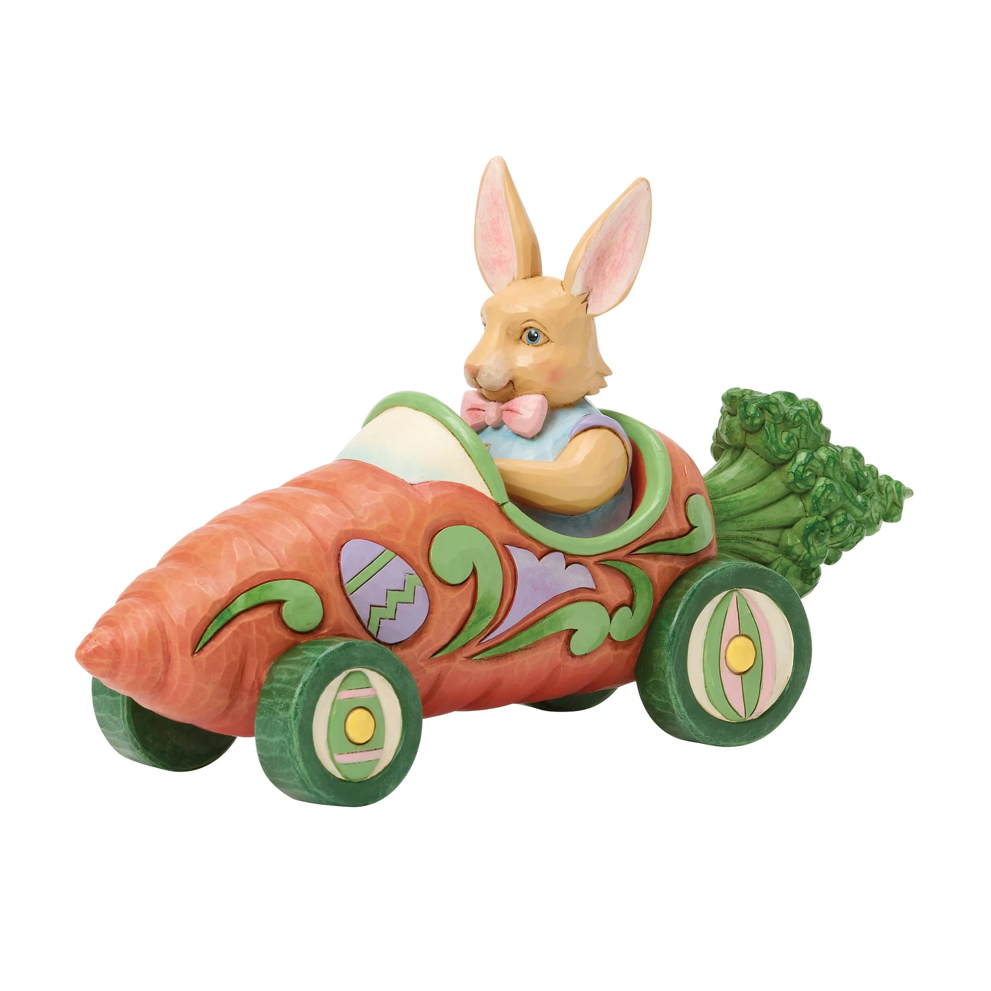 Bunnies on Parade Carrot Car Figurine - "Carrot Cruiser" - Image 4