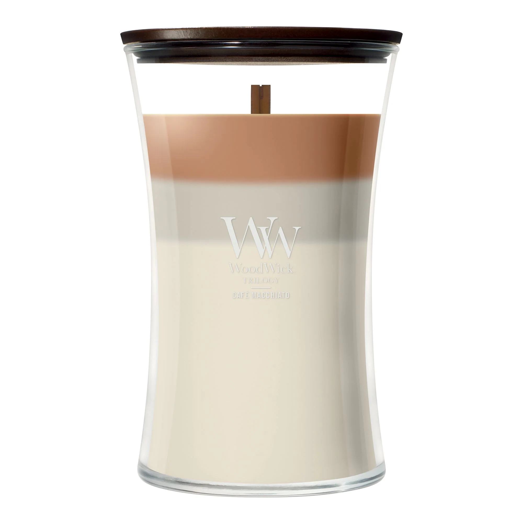 Café Macchiato Trilogy Large Hourglass by WoodWick