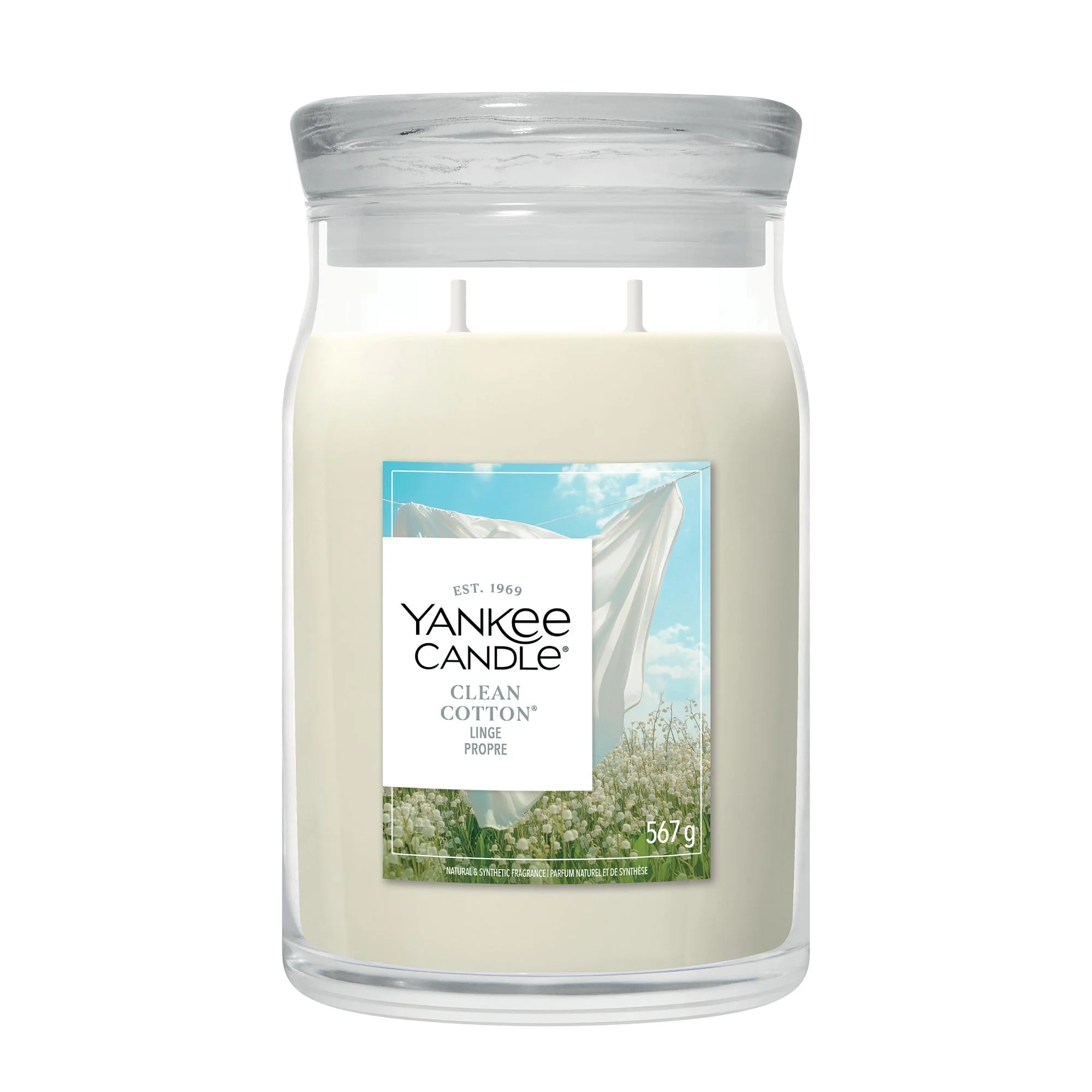 Clean Cotton Signature Large Jar by Yankee Candle
