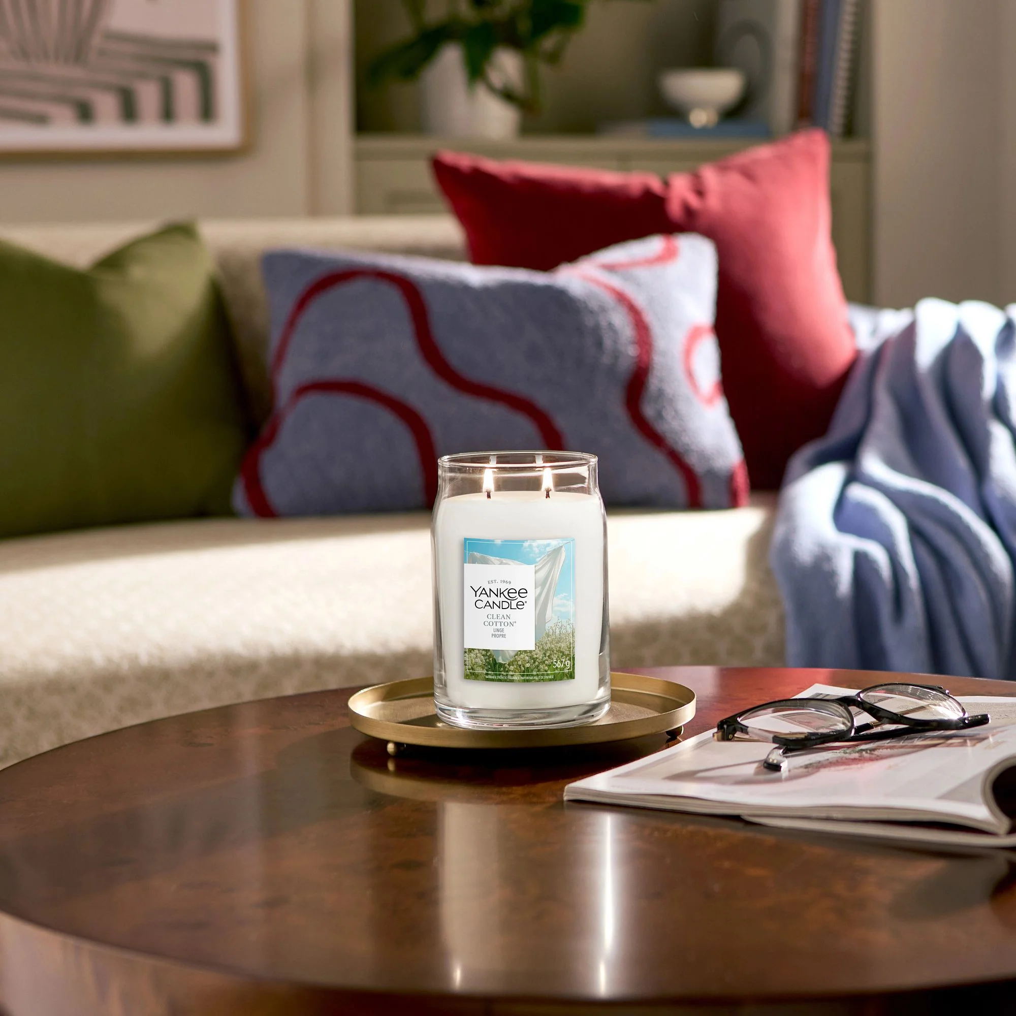 Clean Cotton Signature Large Jar by Yankee Candle - Image 5
