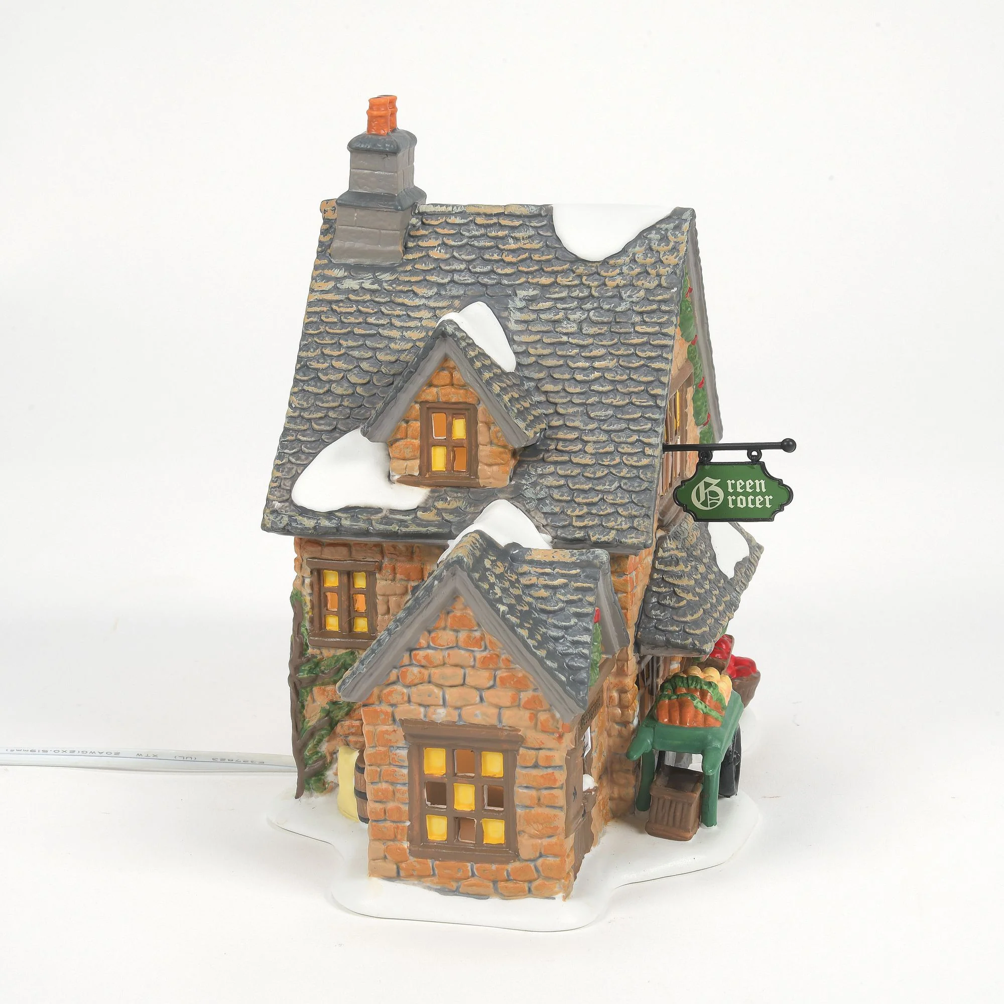 Cotswold Greengrocer - Dickens Village - Image 3