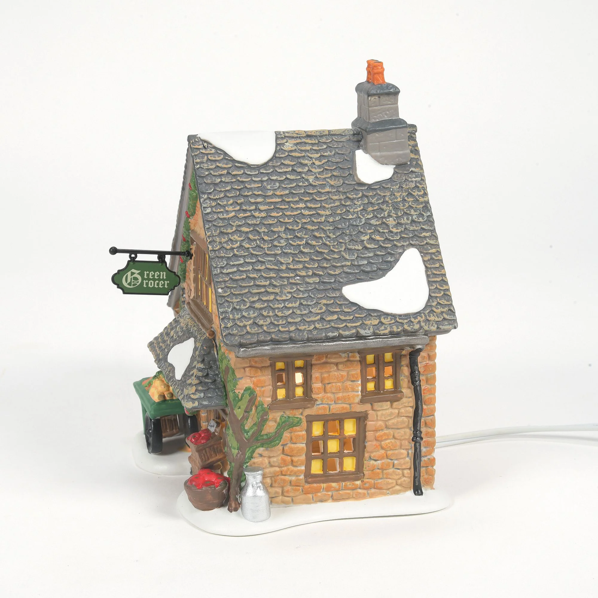 Cotswold Greengrocer - Dickens Village - Image 4
