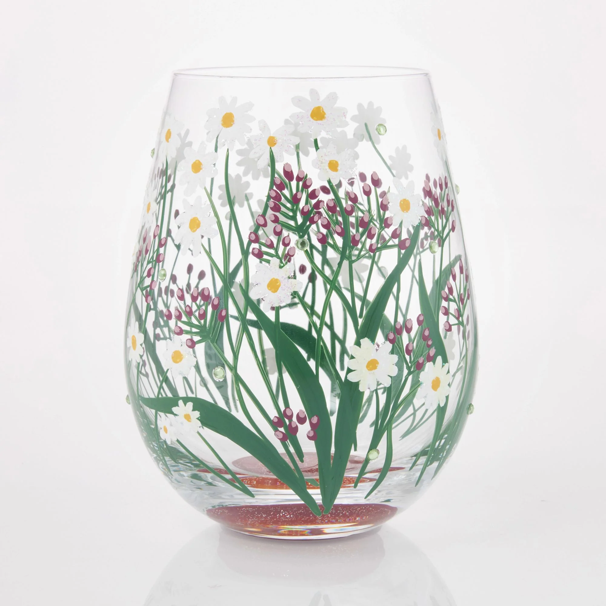 Delicate Florals Stemless Glass - Image 5