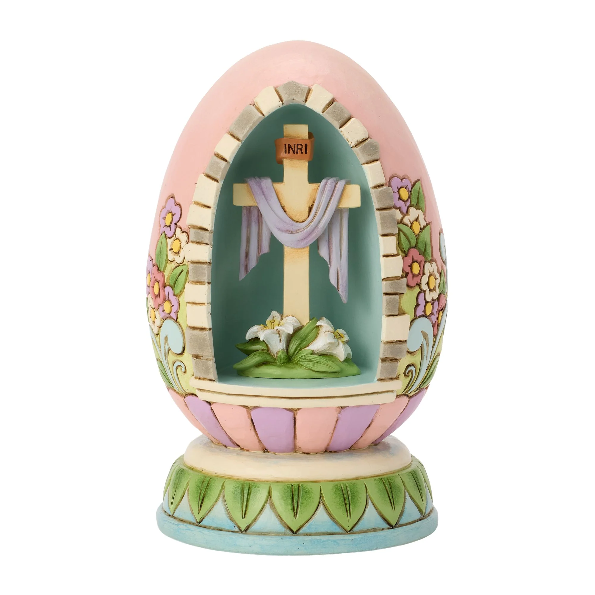 Easter Rejoice LED Egg Diorama Figurine - "Blessed Easter" - Image 2