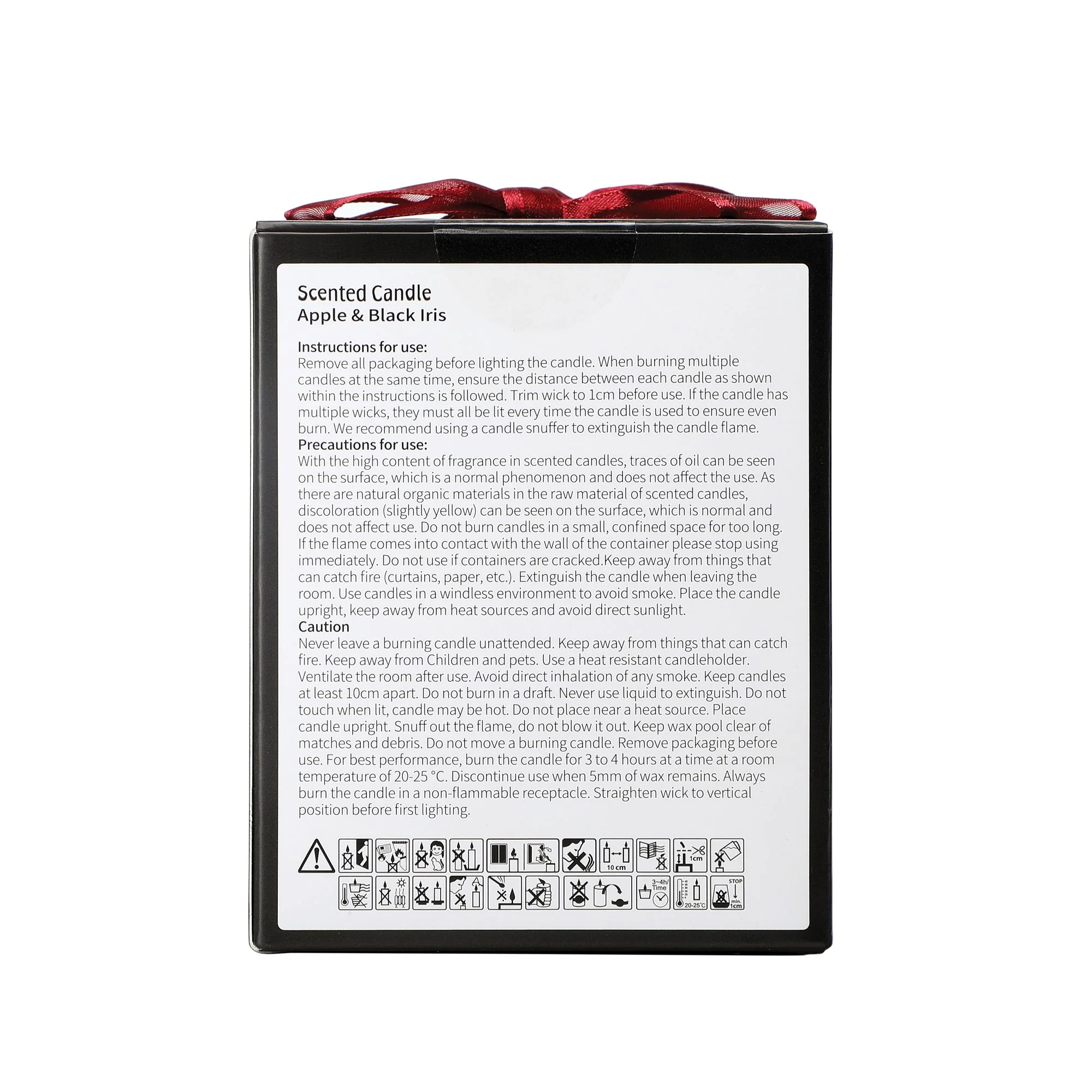 Evil Queen Apple & Black Iris Frosted Glass Candle - Image 6