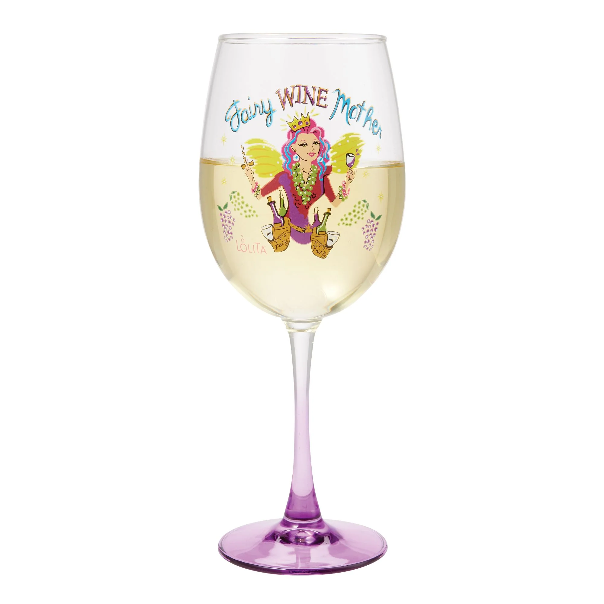 Fairy Wine Mother Wine Glass - Image 2