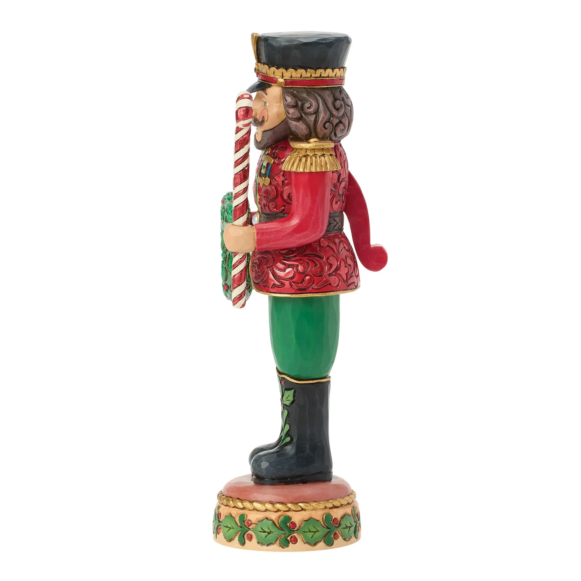Traditional Toy Soldier Nutcracker Figurine - Festive Duty - Image 3