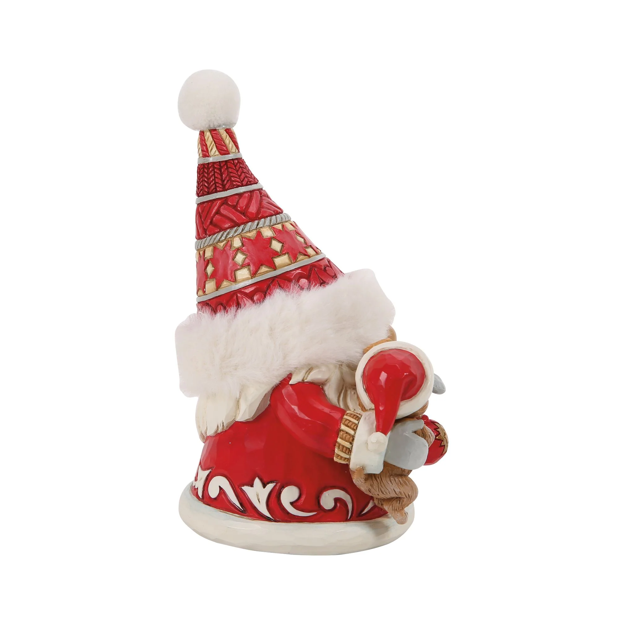 Gnome Hugging a Cute Puppy Figurine - Gnomebody's Cute - Image 3