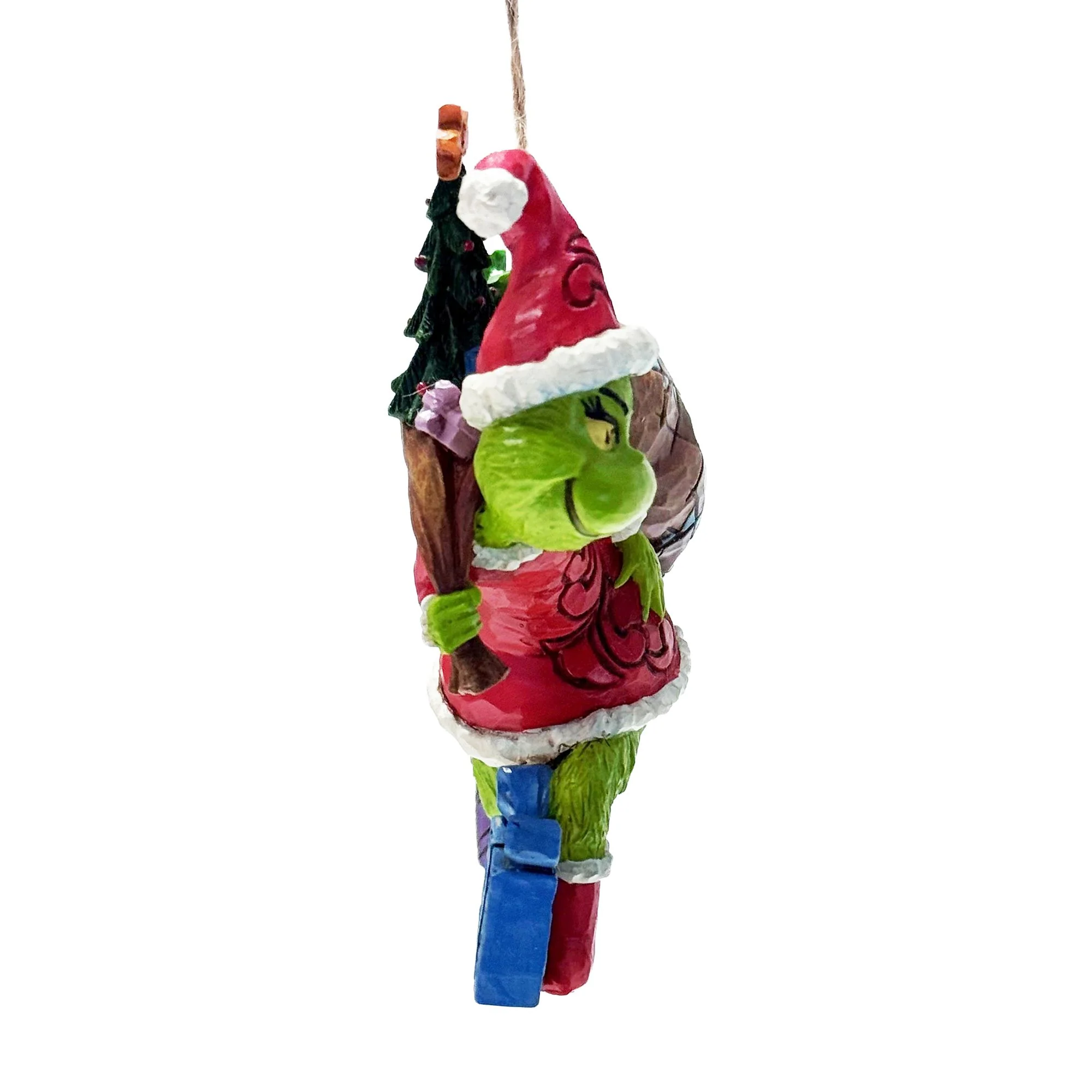 Grinch Tiptoeing Hanging Ornament - Image 3