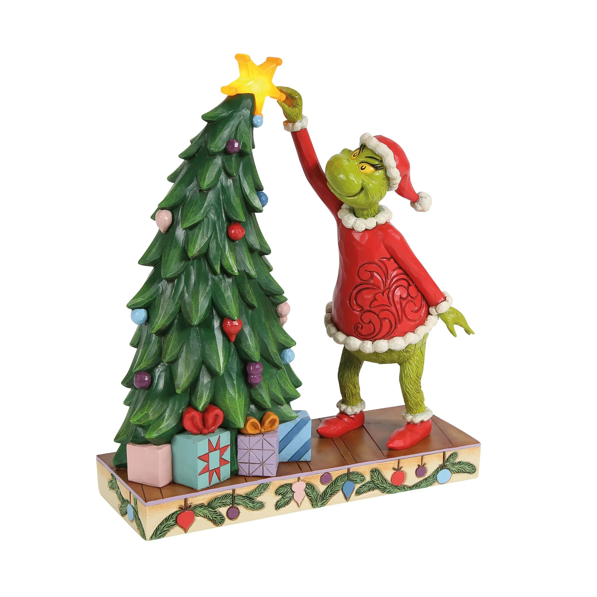 Grinchy Pulling Tree Star Special Edition Figurine