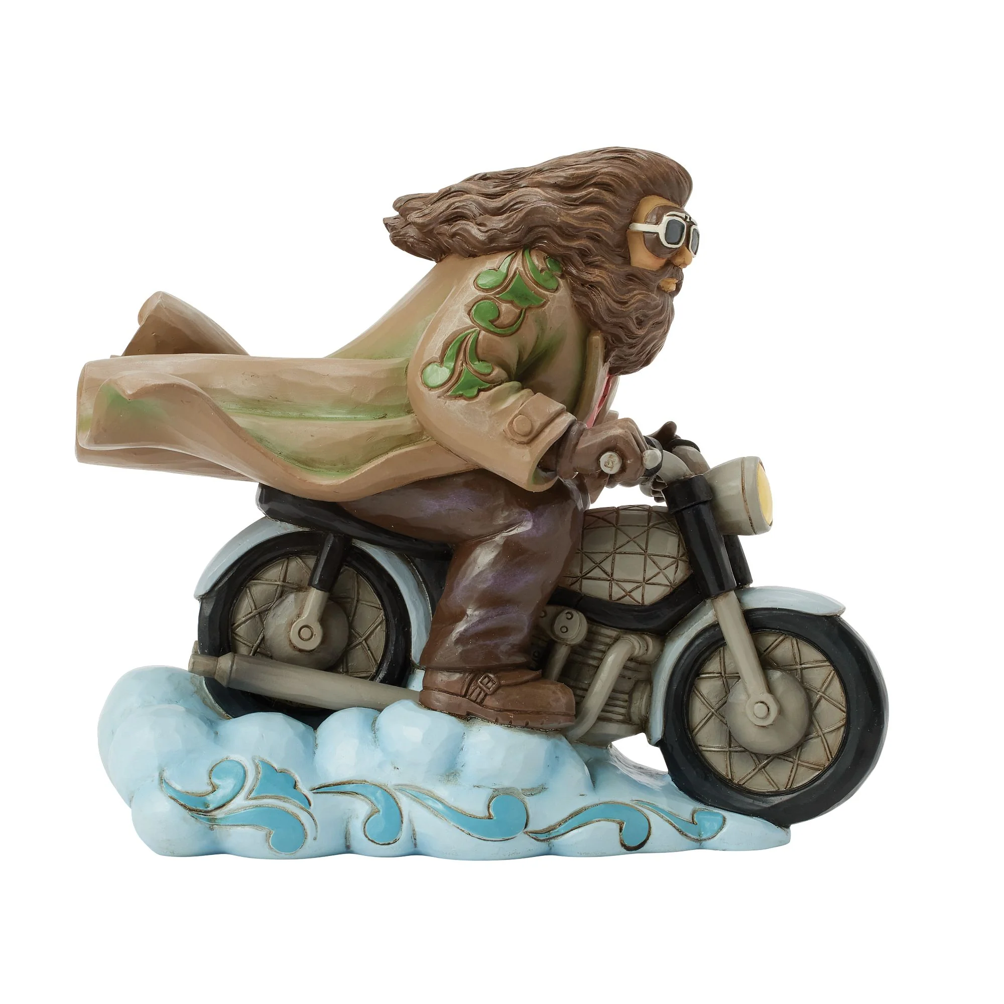 Hagrid on Bike Figurine - "Guardian in the Sky"