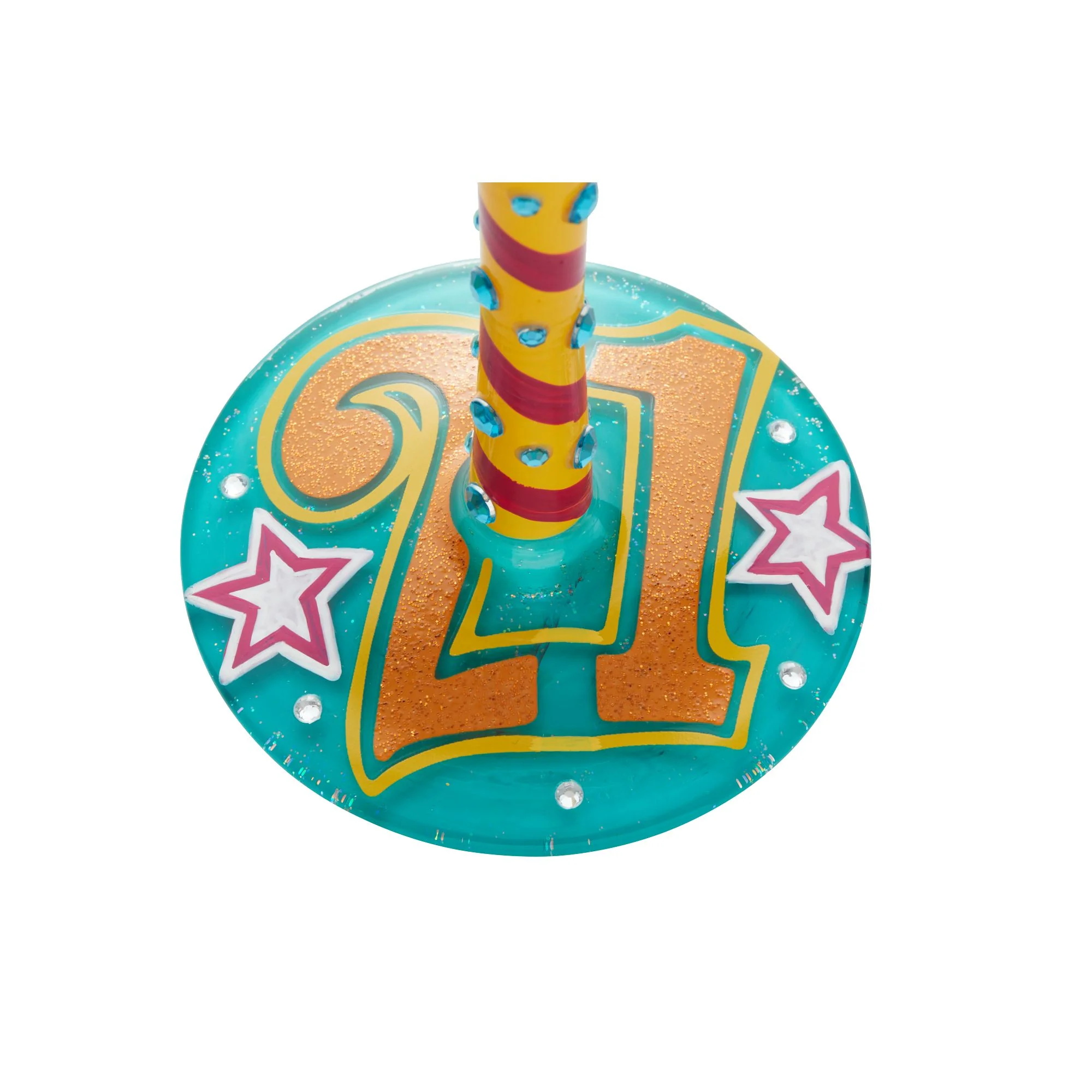 Happy 21st Birthday Wine Glass - Image 4