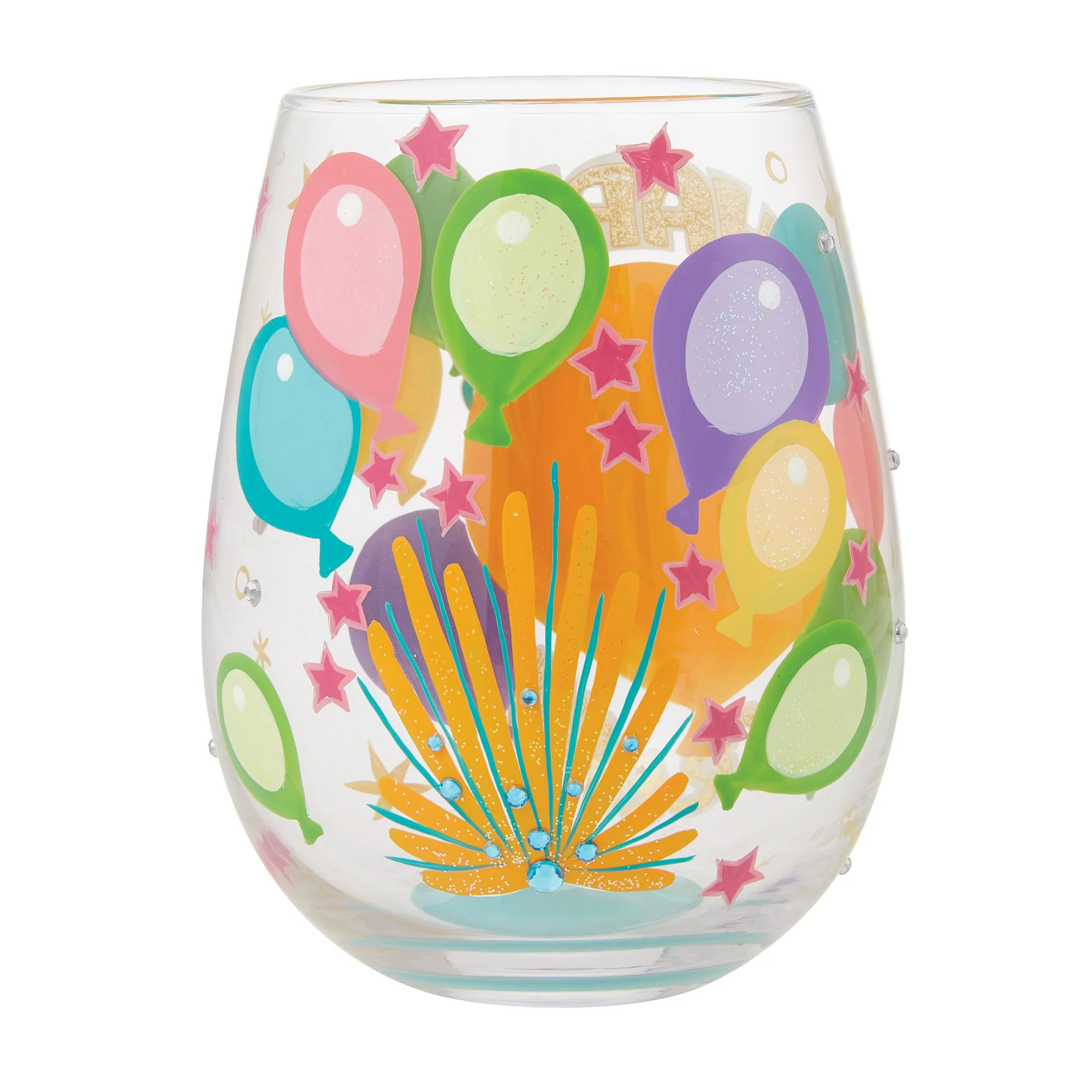 Happy 30th Birthday Stemless Wine Glass by Lolita - Image 4