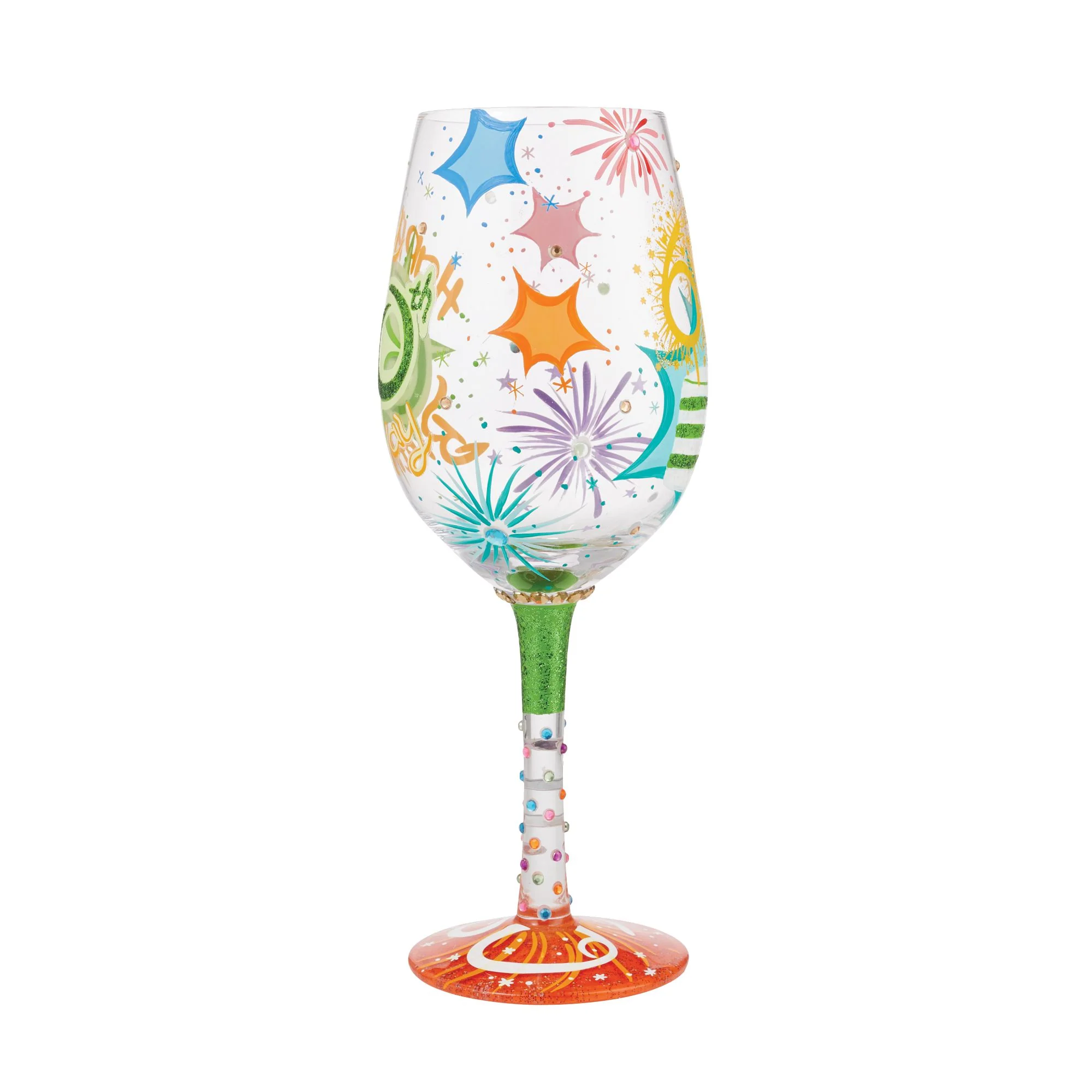 Happy 60th Birthday Wine Glass by Lolita - Image 3