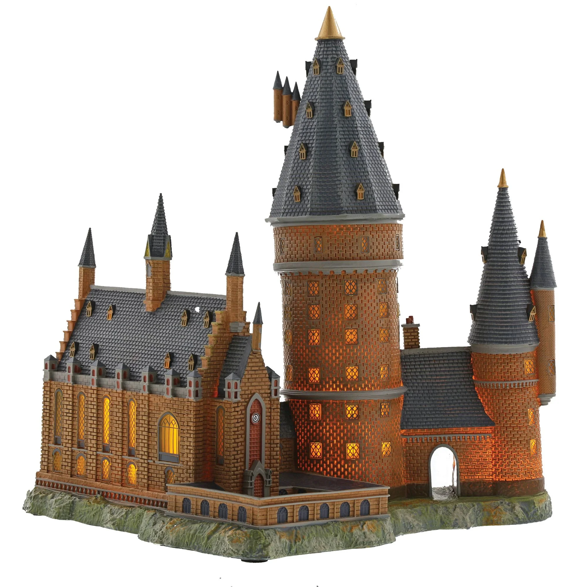 Hogwarts Great Hall and Tower Illuminated Model Building- Harry Potter Village by D56 - Image 3