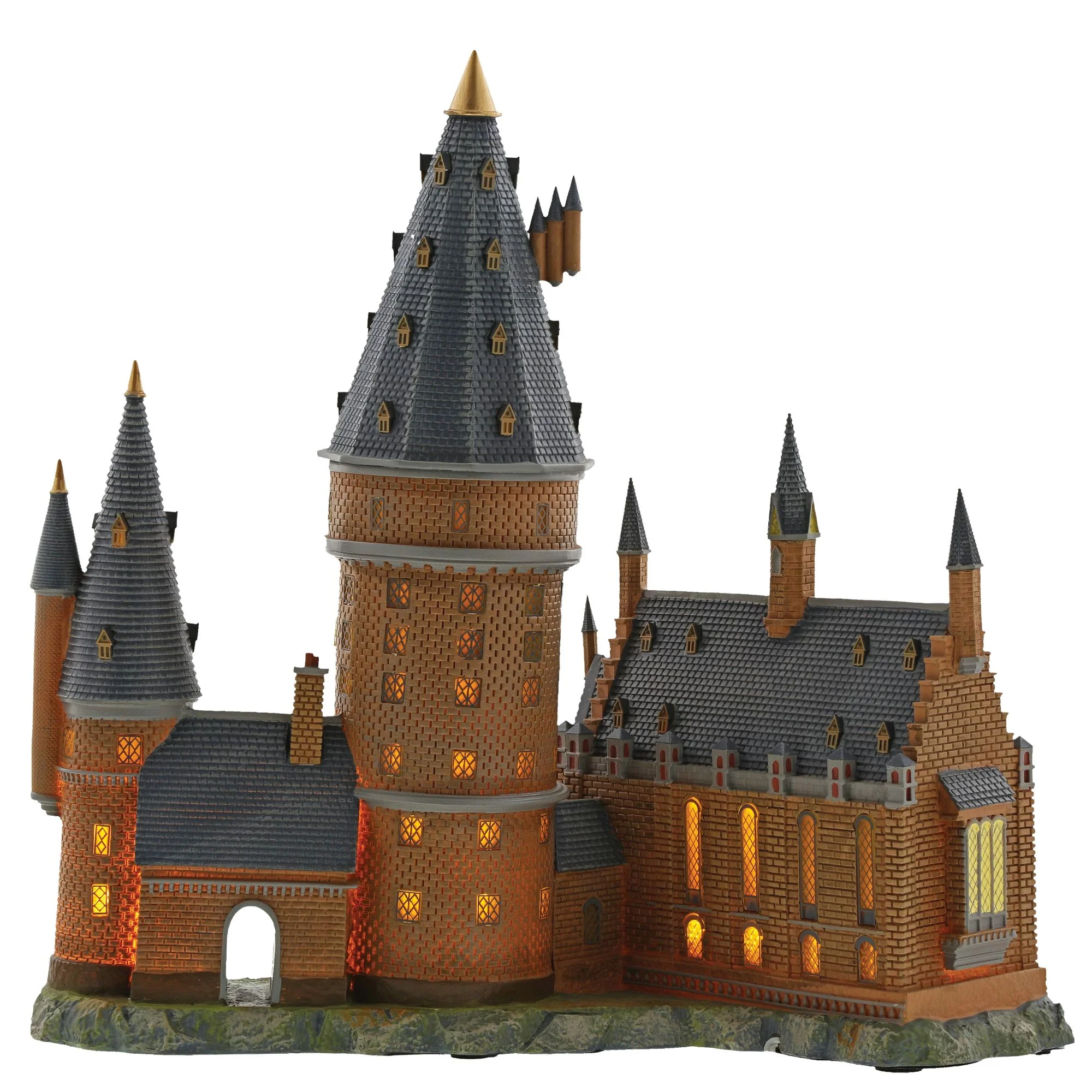Hogwarts Great Hall and Tower Illuminated Model Building- Harry Potter Village by D56 - Image 6
