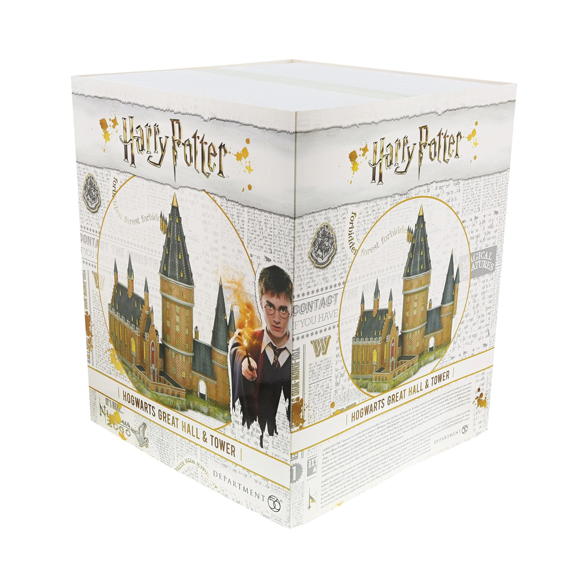 Hogwarts Great Hall and Tower Illuminated Model Building- Harry Potter Village by D56 - Image 7