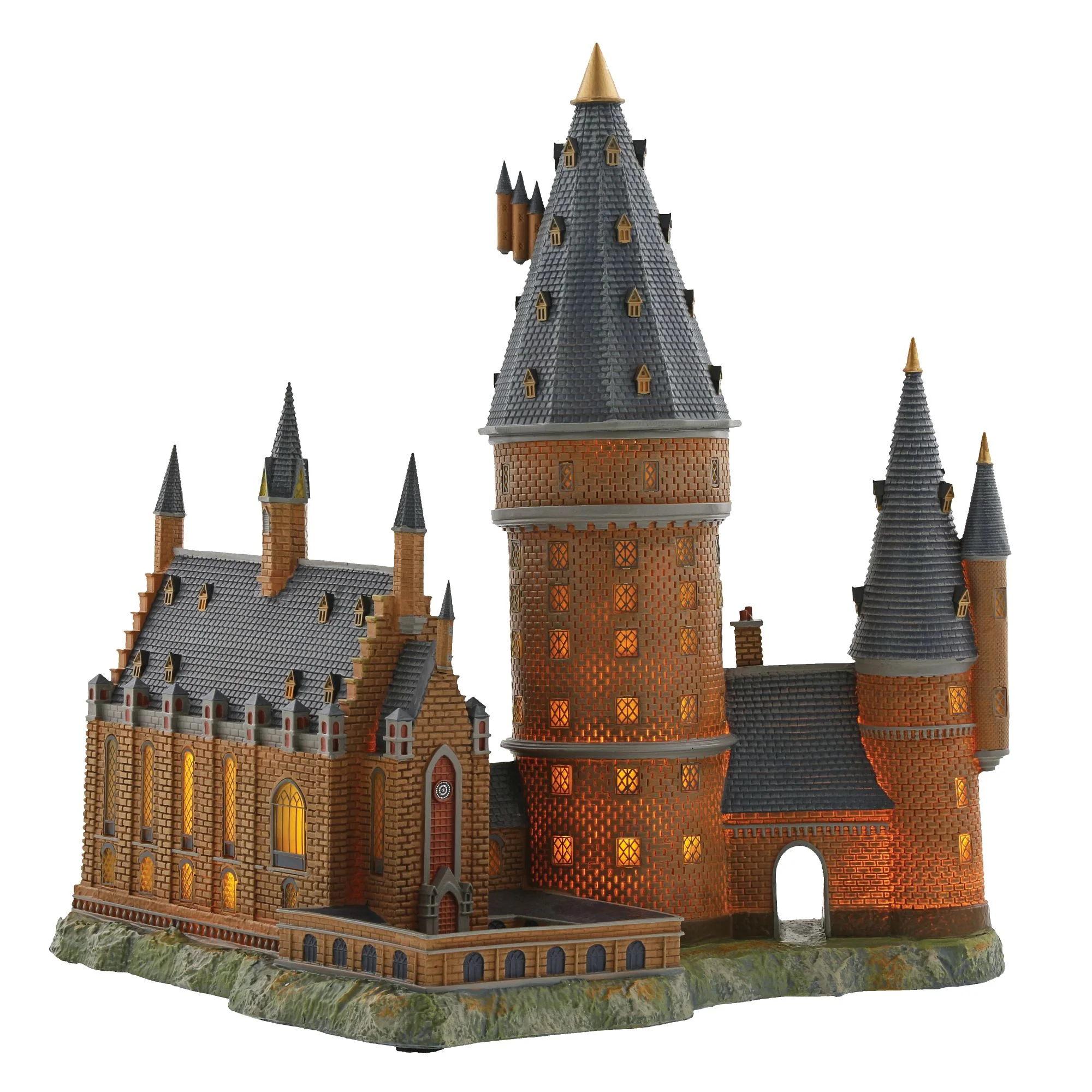 Hogwarts Great Hall and Tower Illuminated Model Building - Harry Potter Village by D56 (EU Adaptor) - Image 4