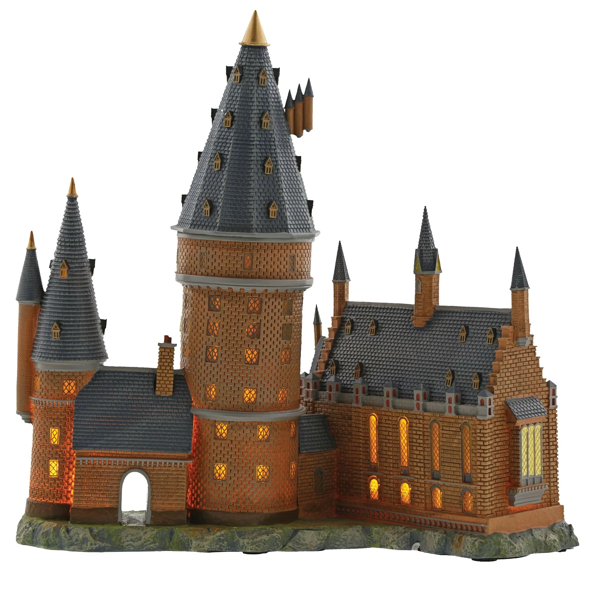 Hogwarts Great Hall and Tower Illuminated Model Building - Harry Potter Village by D56 (EU Adaptor) - Image 5