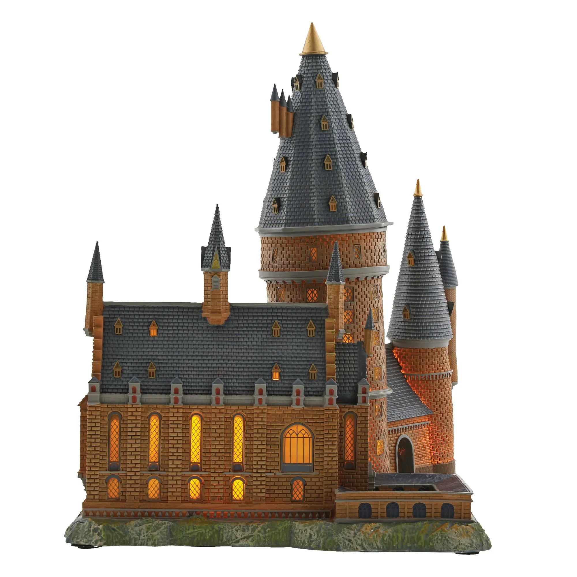 Hogwarts Great Hall and Tower Illuminated Model Building - Harry Potter Village by D56 (EU Adaptor) - Image 6