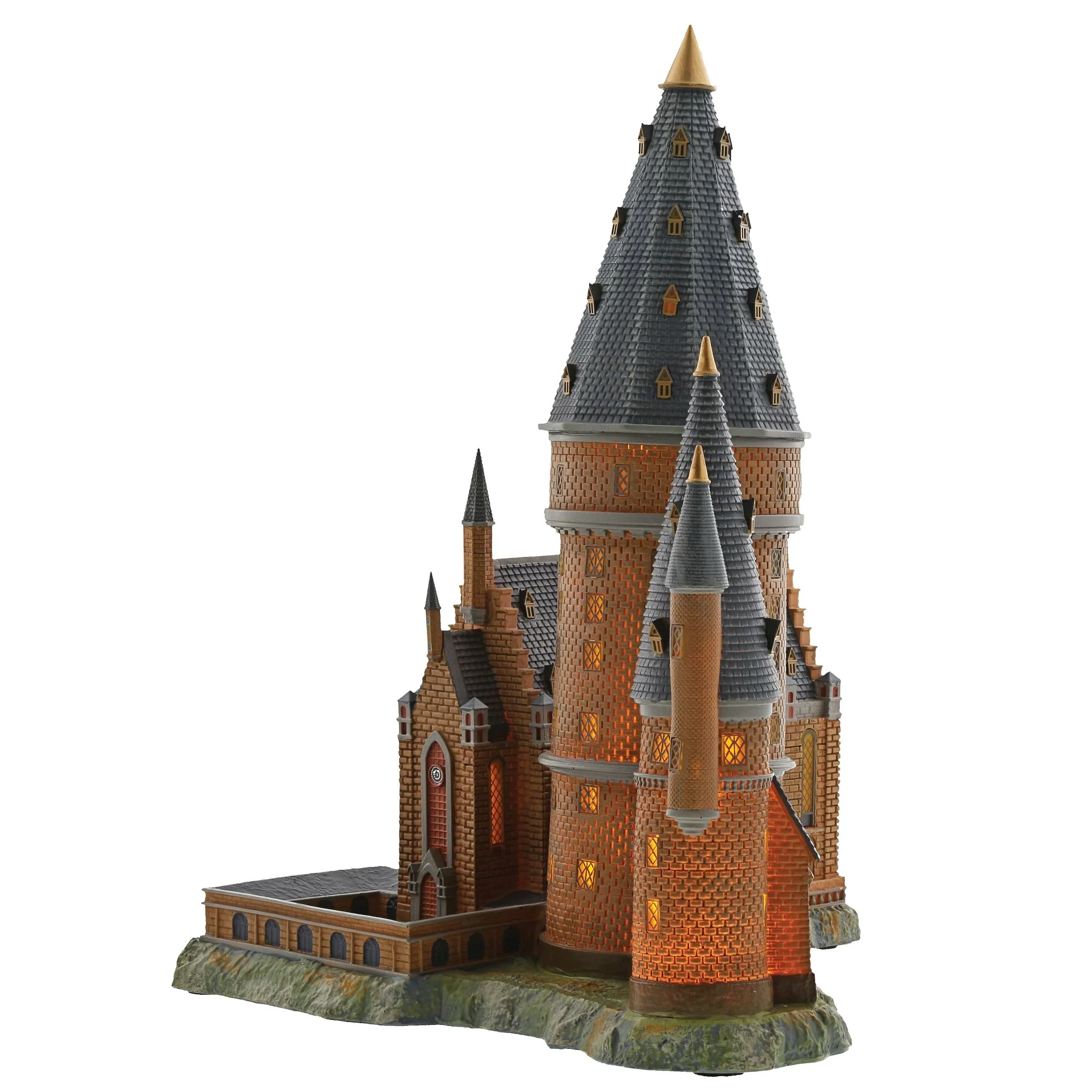 Hogwarts Great Hall and Tower Illuminated Model Building - Harry Potter Village by D56 (EU Adaptor) - Image 7