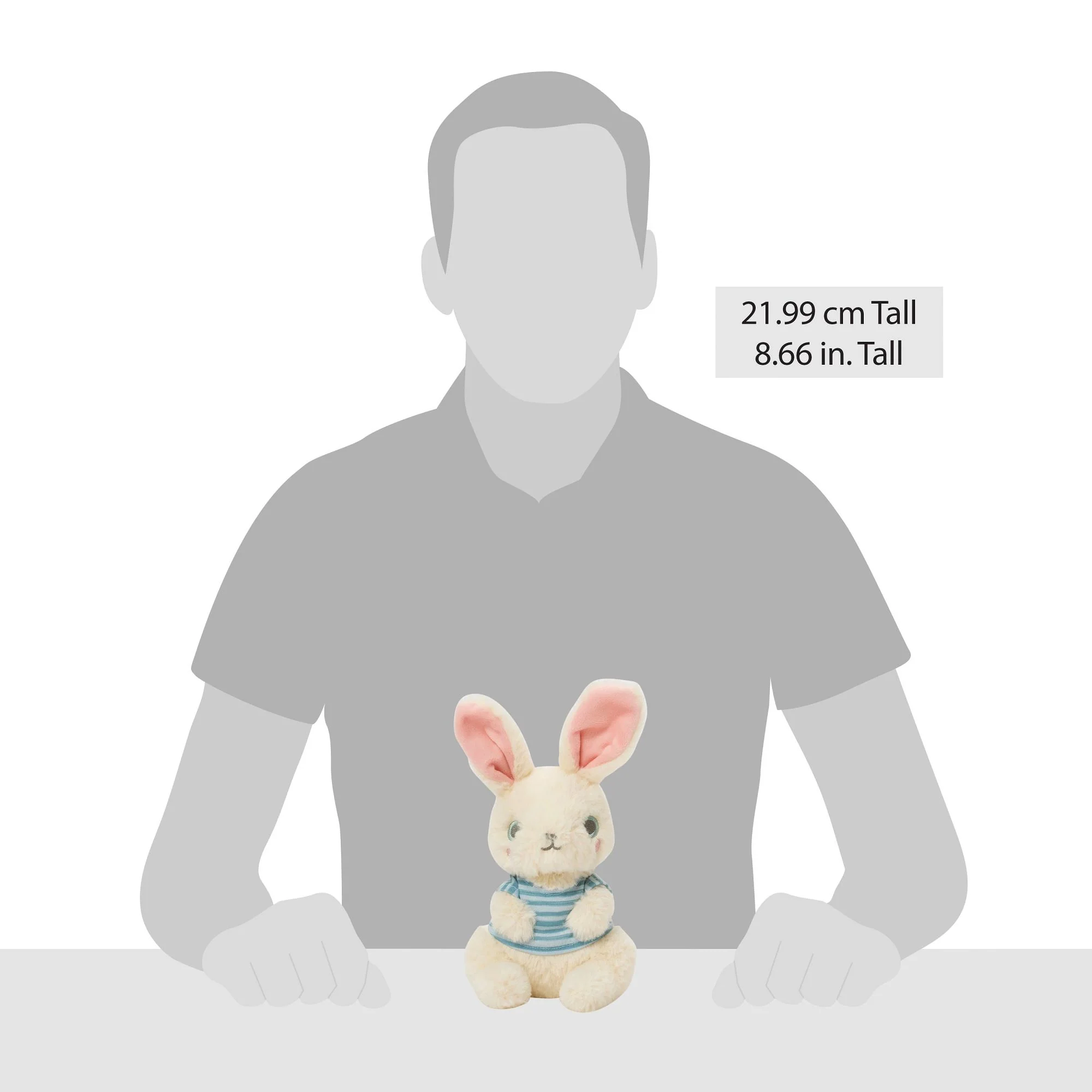Hopper the Bunny Medium Plush by Allen Designs - Image 5