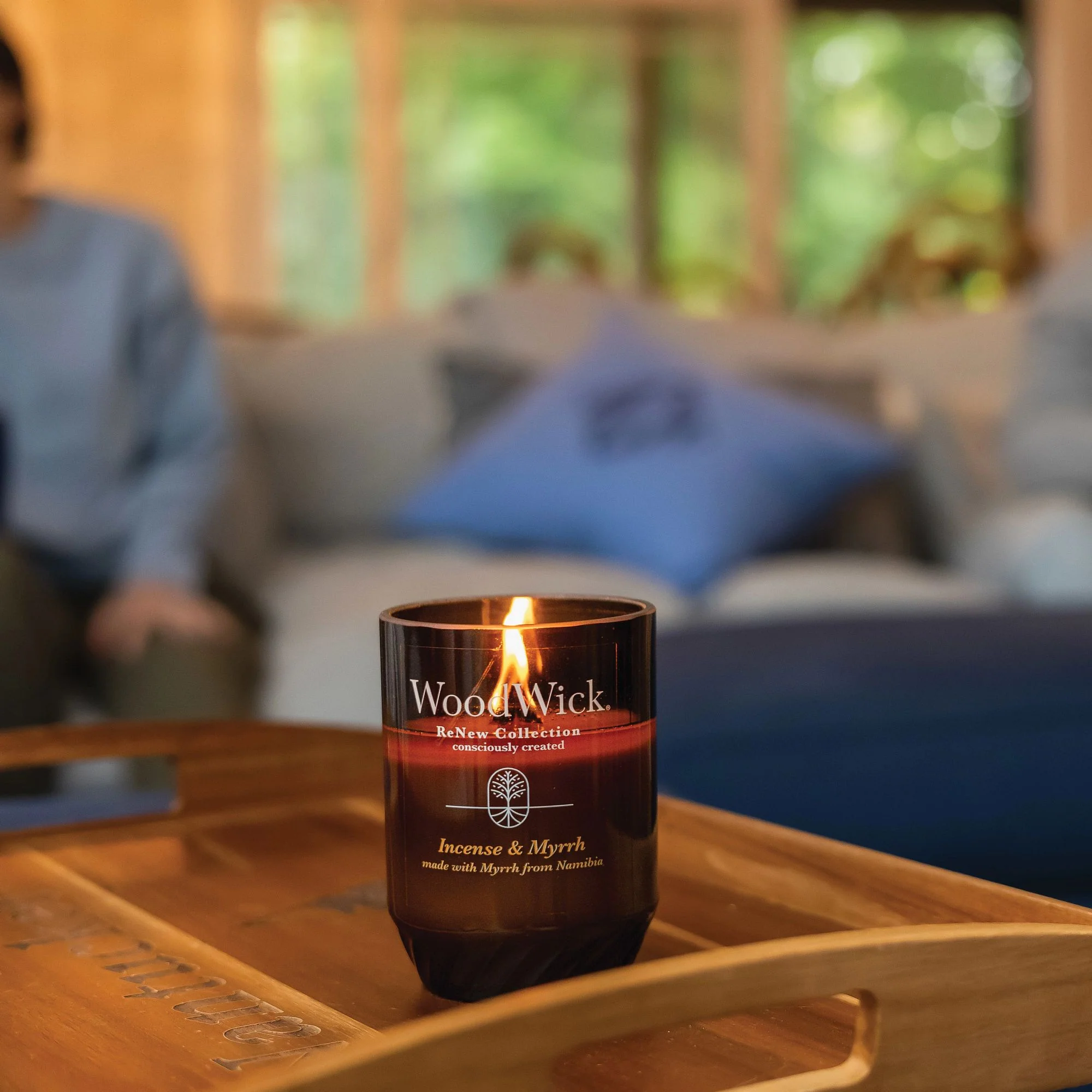 Incense & Myrrh Renew Large Candle by WoodWick - Image 2