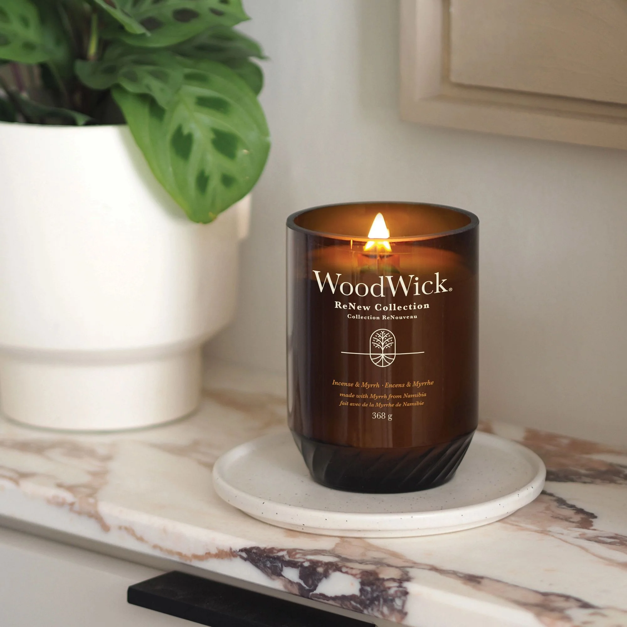 Incense & Myrrh Renew Large Candle by WoodWick - Image 4