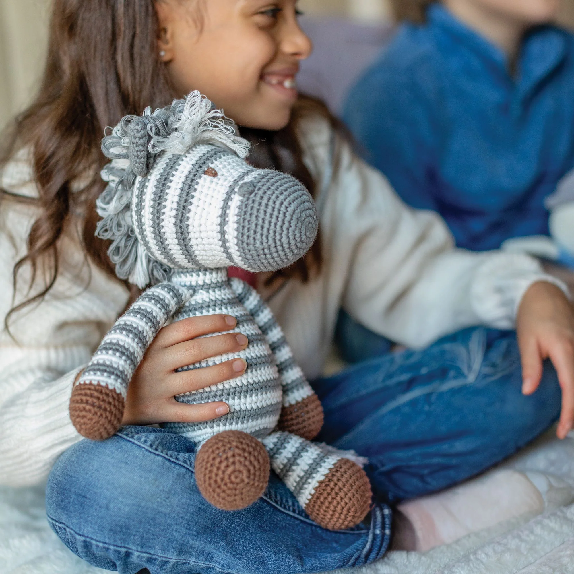 Isabella the Zebra Soft Toy by Woolie - Image 2