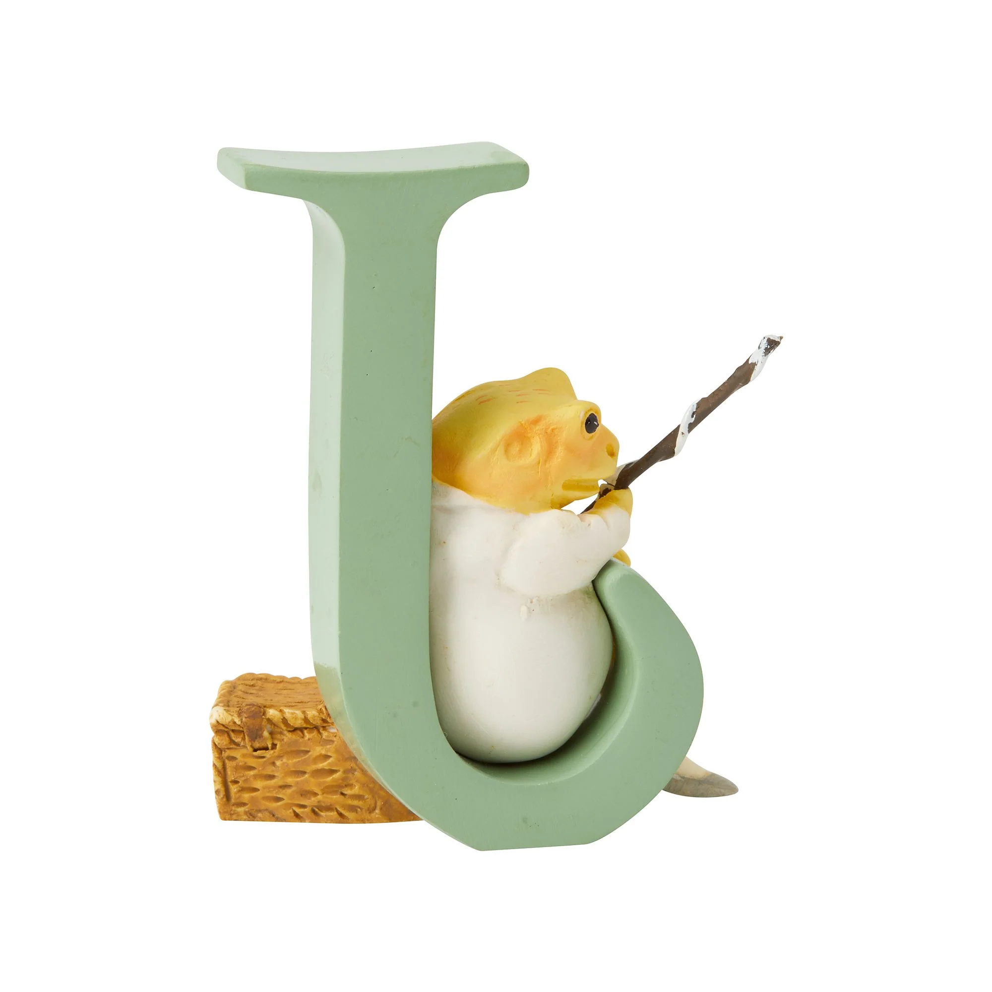 J- Mr. Jeremy Fisher Decorative Alphabet Letter - Image 3