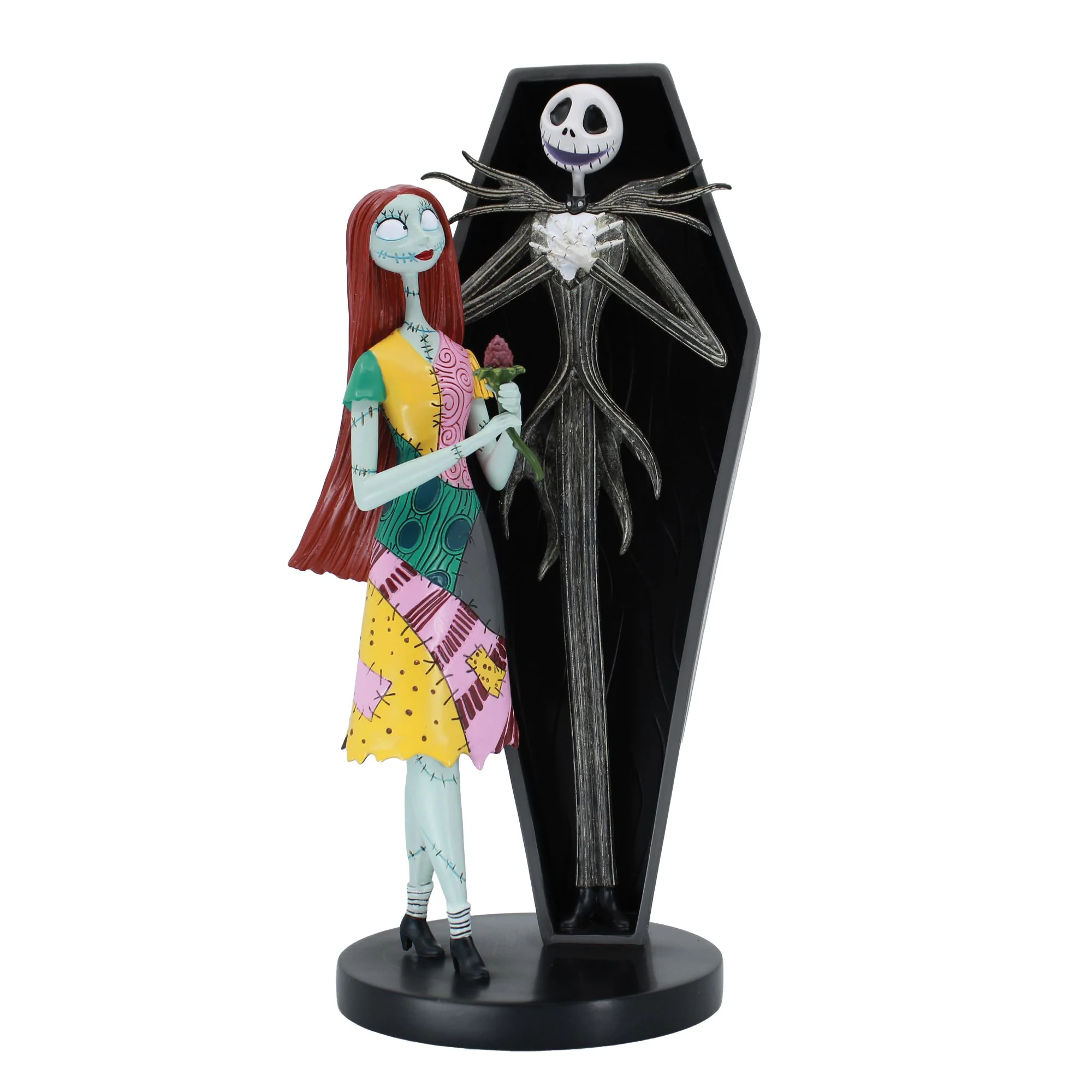 Jack and Sally Coffin Figurine by Disney Showcase