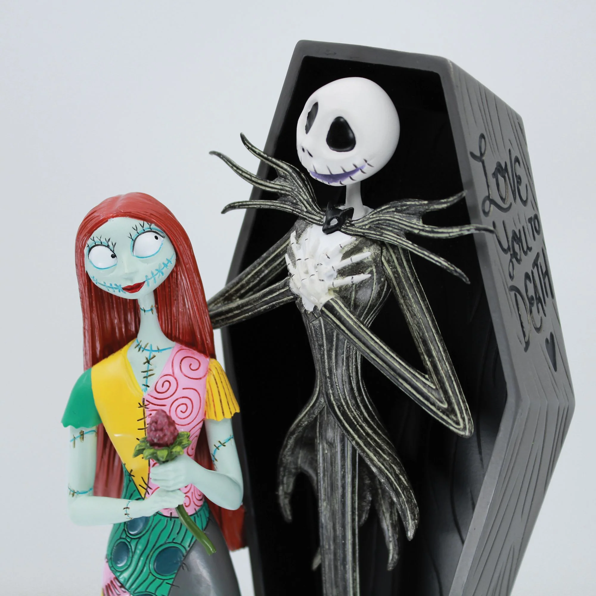Jack and Sally Coffin Figurine by Disney Showcase - Image 7