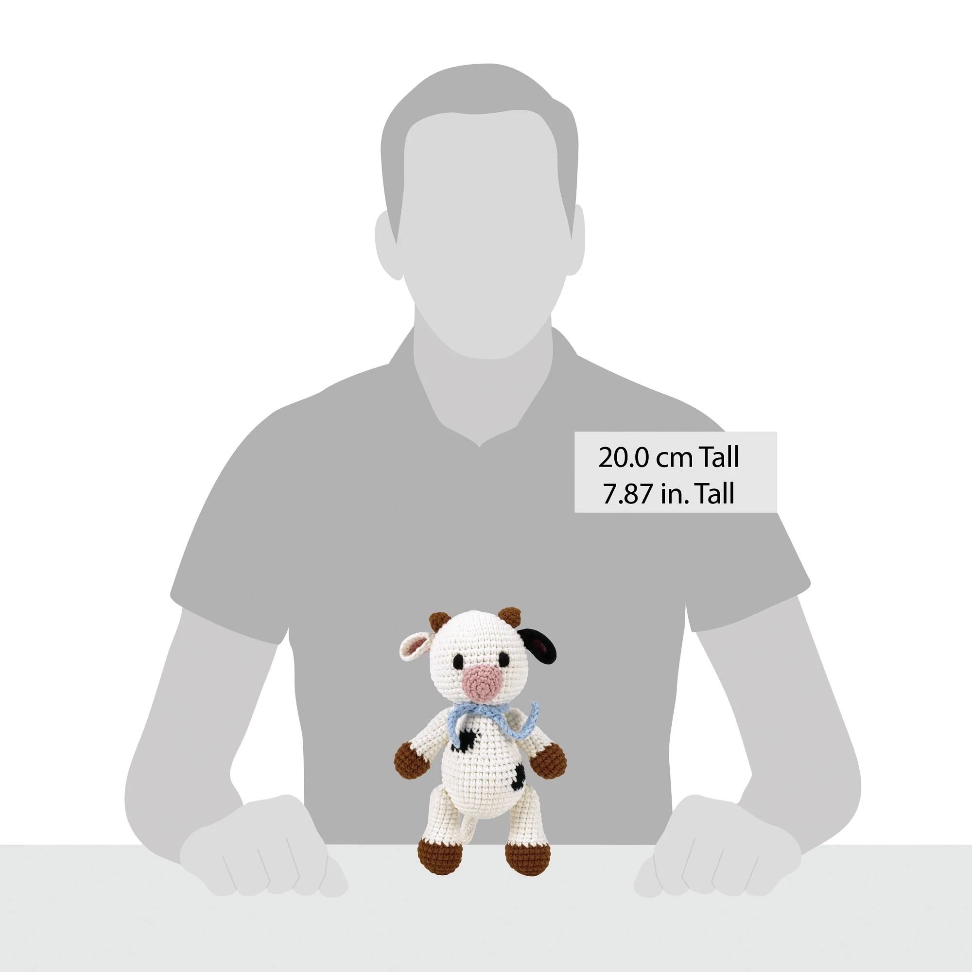 Kia the Cow Soft Toy by Woolie - Image 5