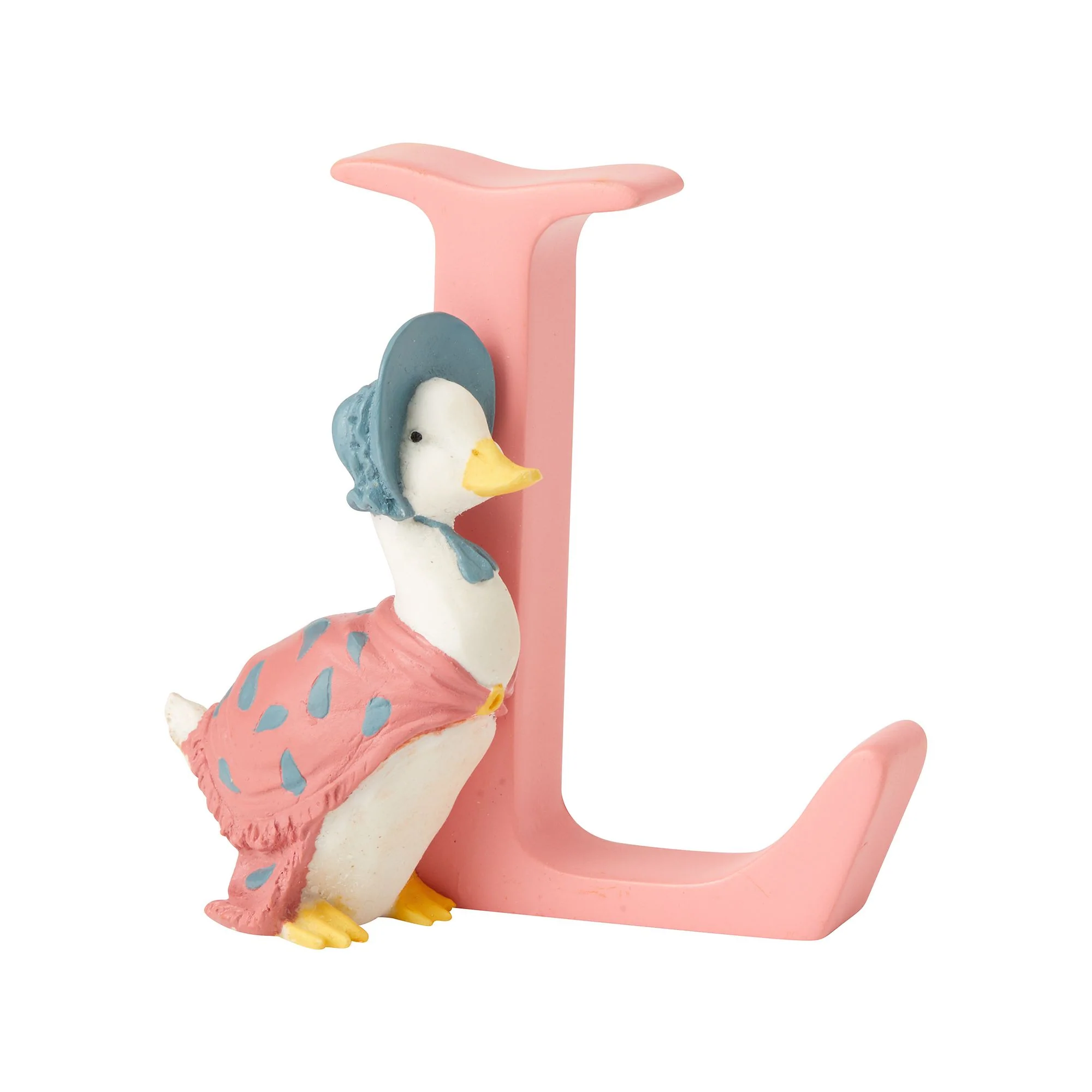 L - Jemima Puddle-Duck Decorative Alphabet Letter