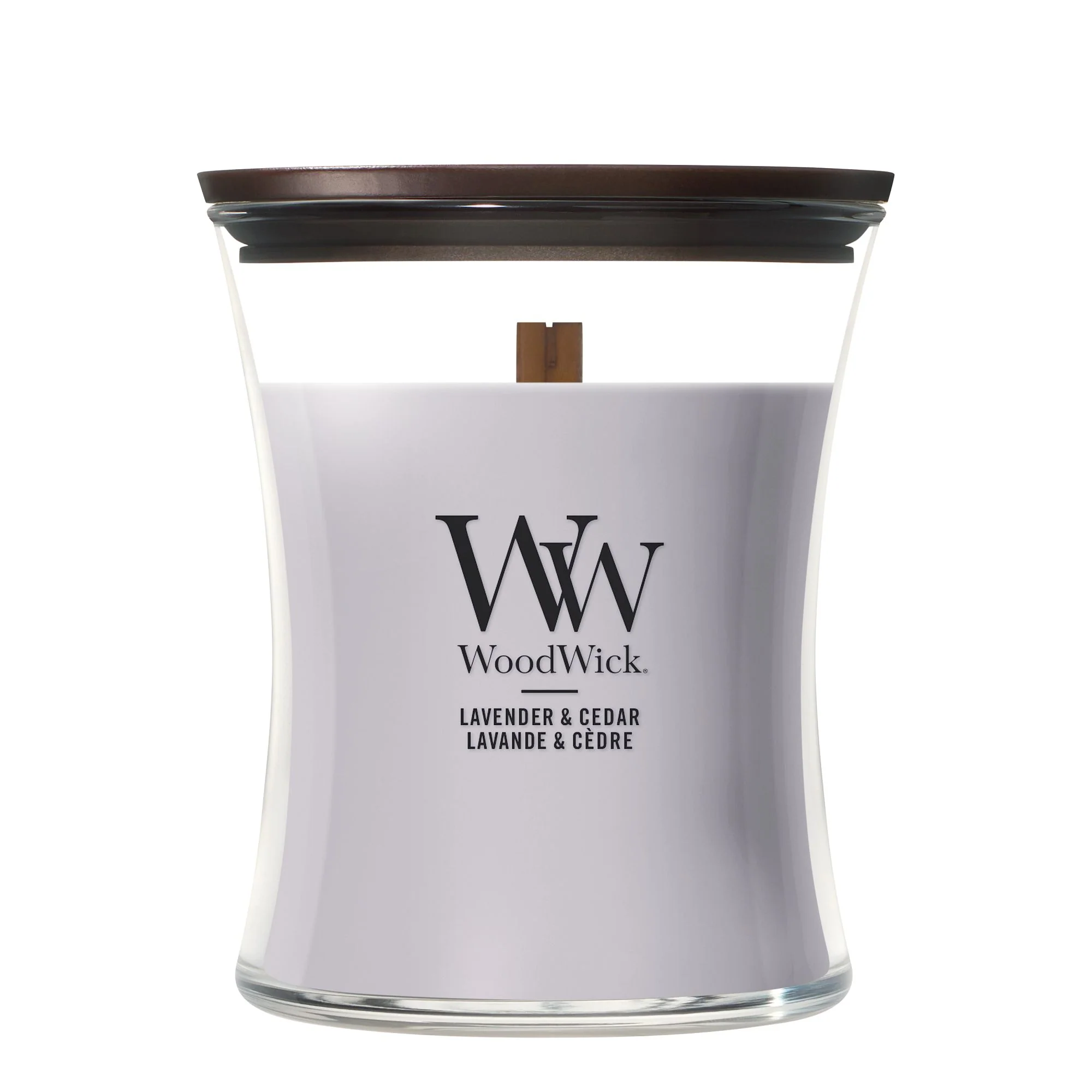 Lavender & Cedar Medium Hourglass by WoodWick