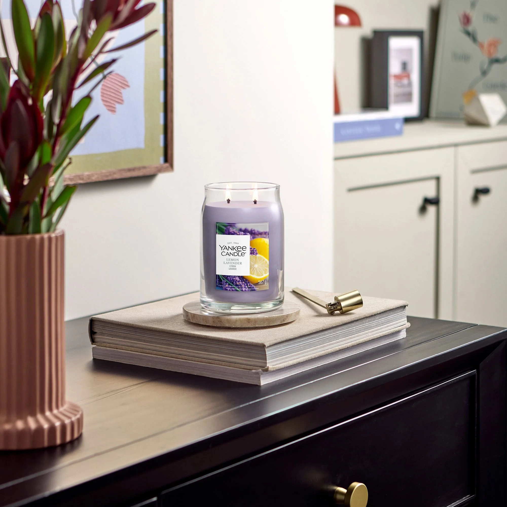 Lemon Lavender Signature Large Jar by Yankee Candle - Image 3