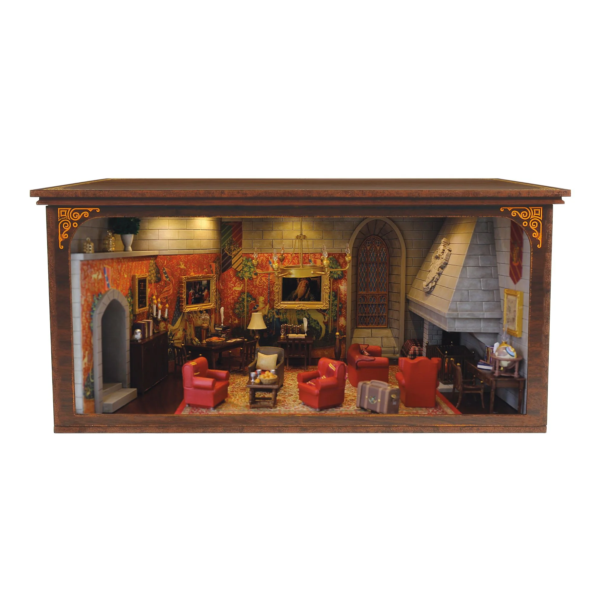 Limited Edition Gryffindor Common Room (Room with a View) Illuminated Diorama by Department 56