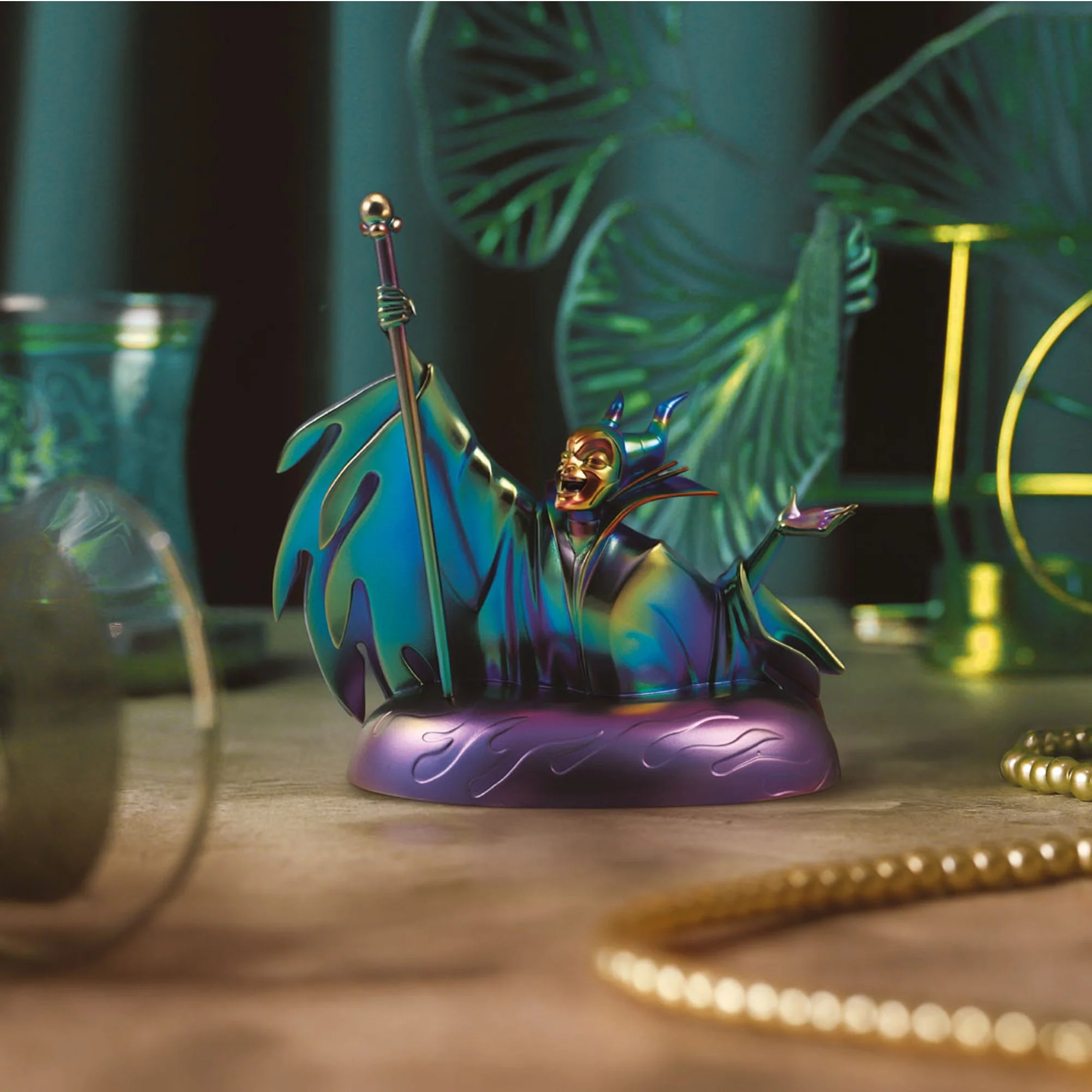 Maleficent Metallic Figurine by Disney Showcase - Image 2