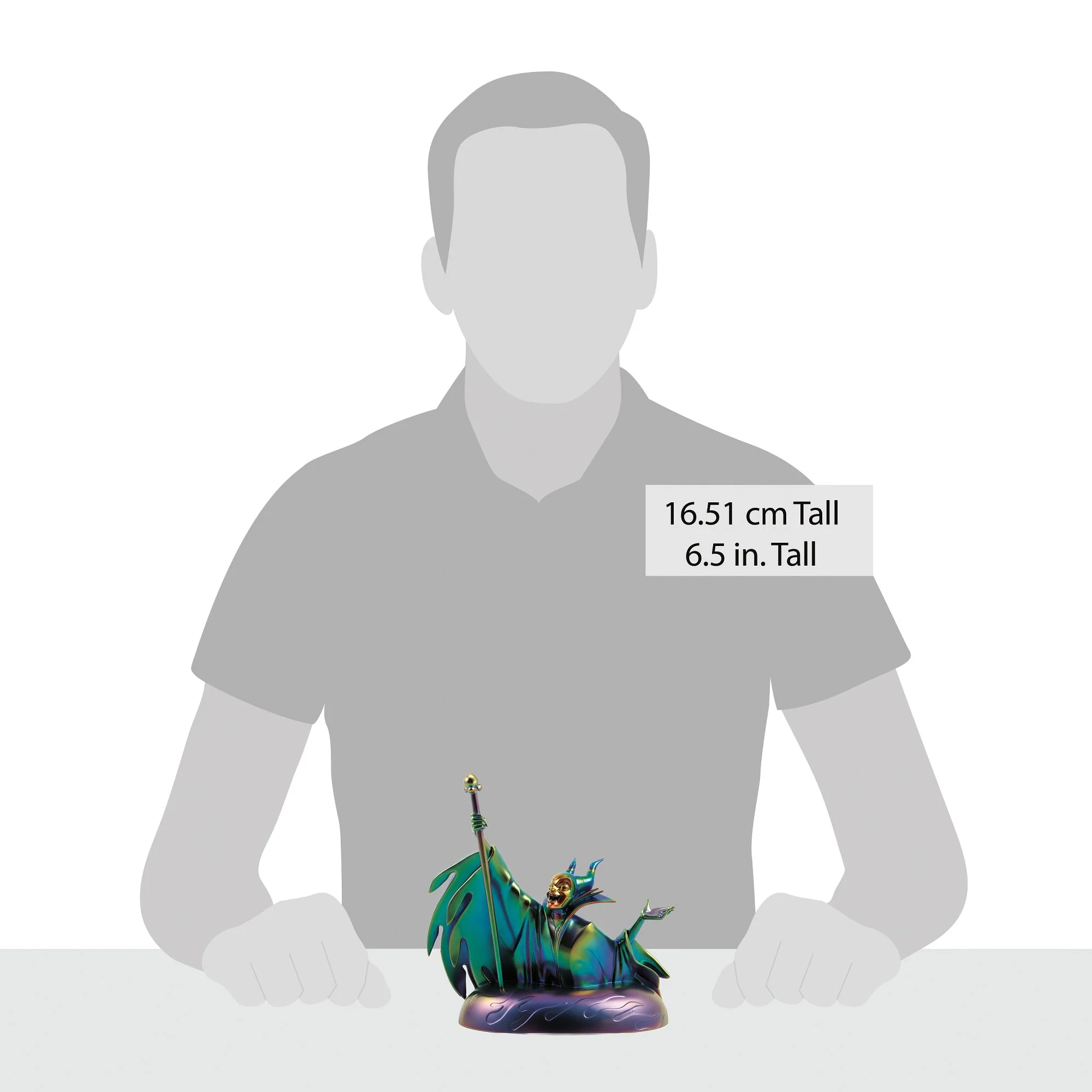 Maleficent Metallic Figurine by Disney Showcase - Image 3