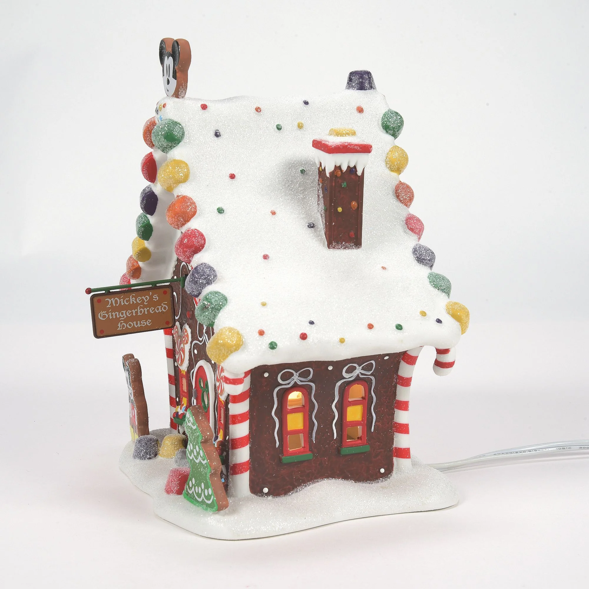 Mickey's Gingerbread House - Disney Village by D56 - Image 4