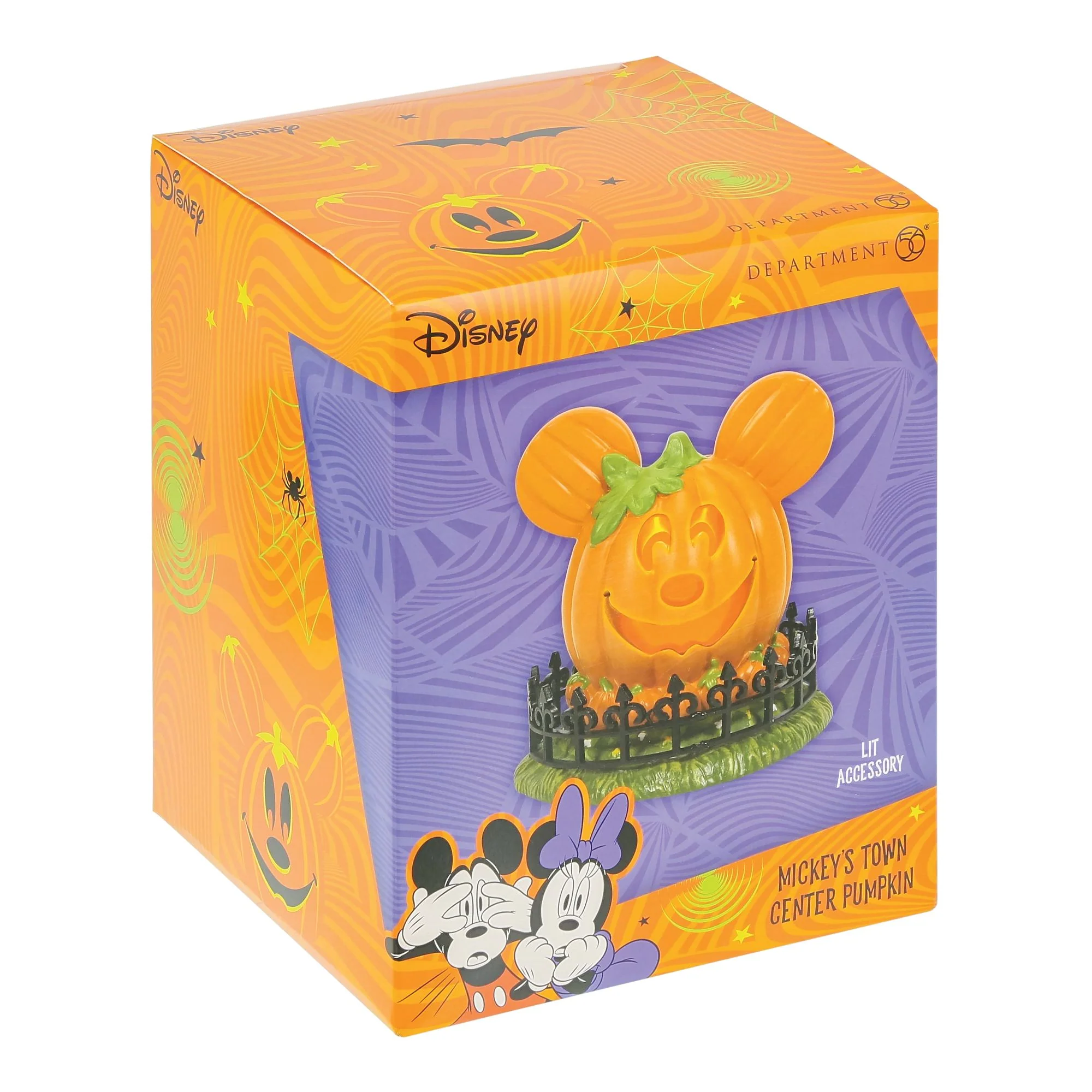 Mickey Mouse's Town Centre Pumpkin - Disney Village by D56 - Image 7