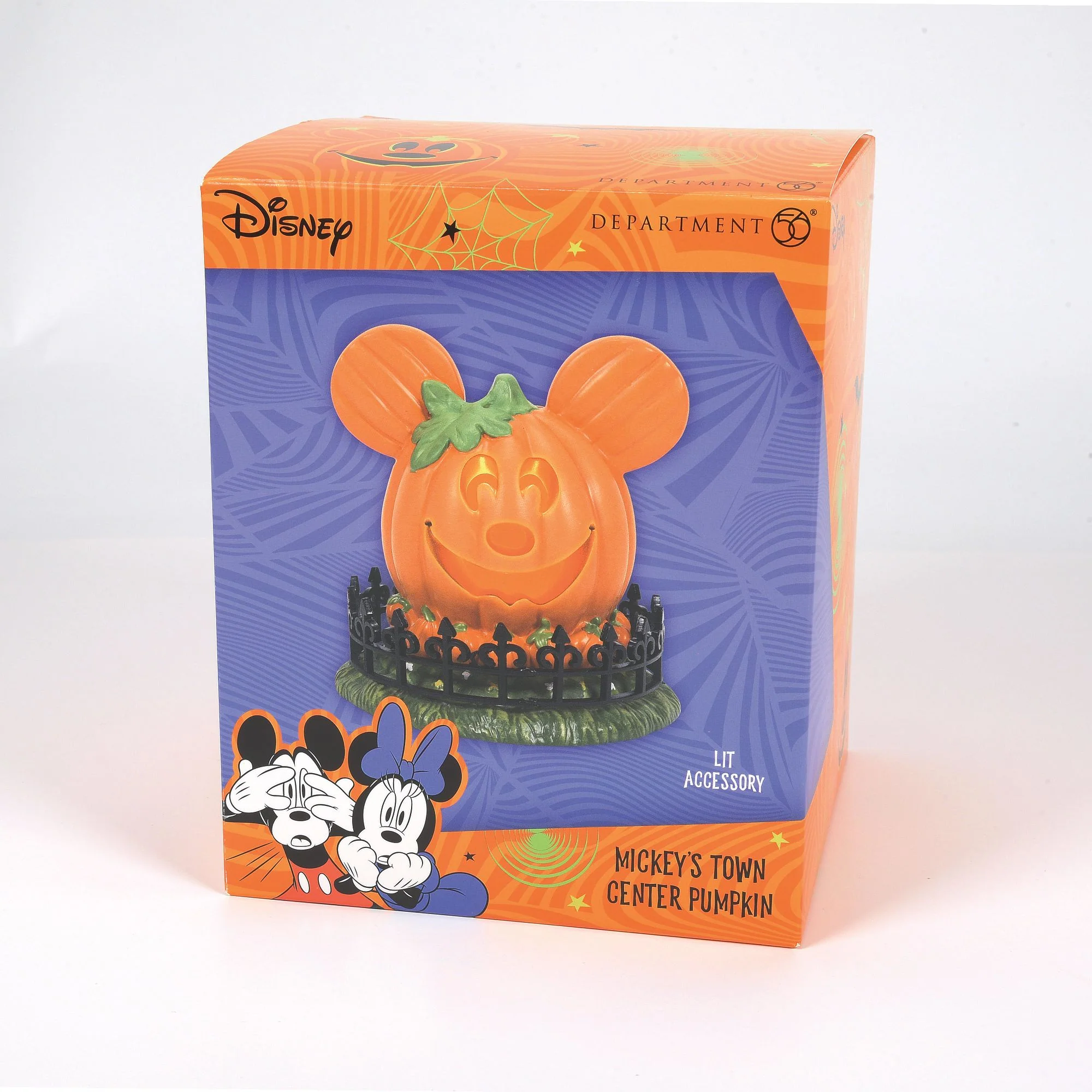Mickey Mouse's Town Centre Pumpkin - Disney Village by D56 - Image 8